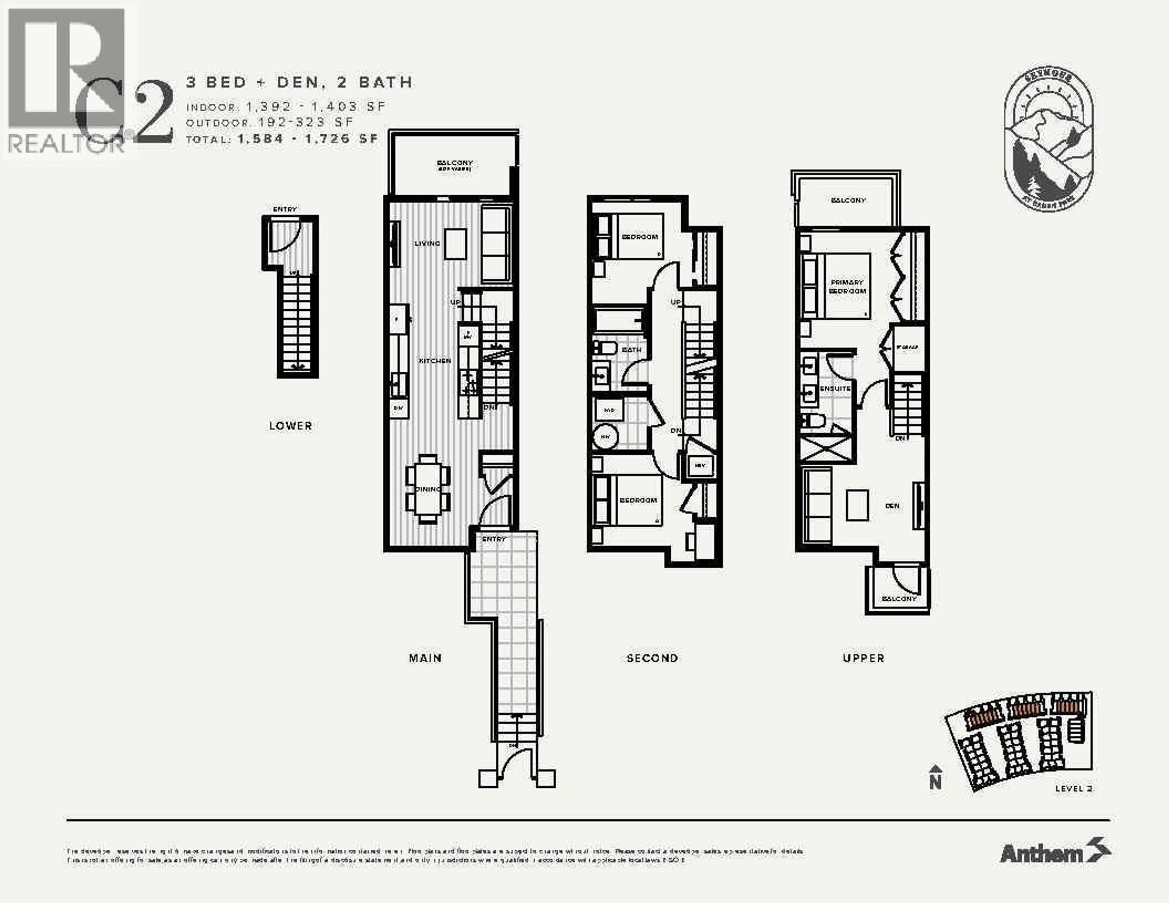 Floor plan for 104 - 952 LYTTON STREET, North Vancouver British Columbia V7H1S8