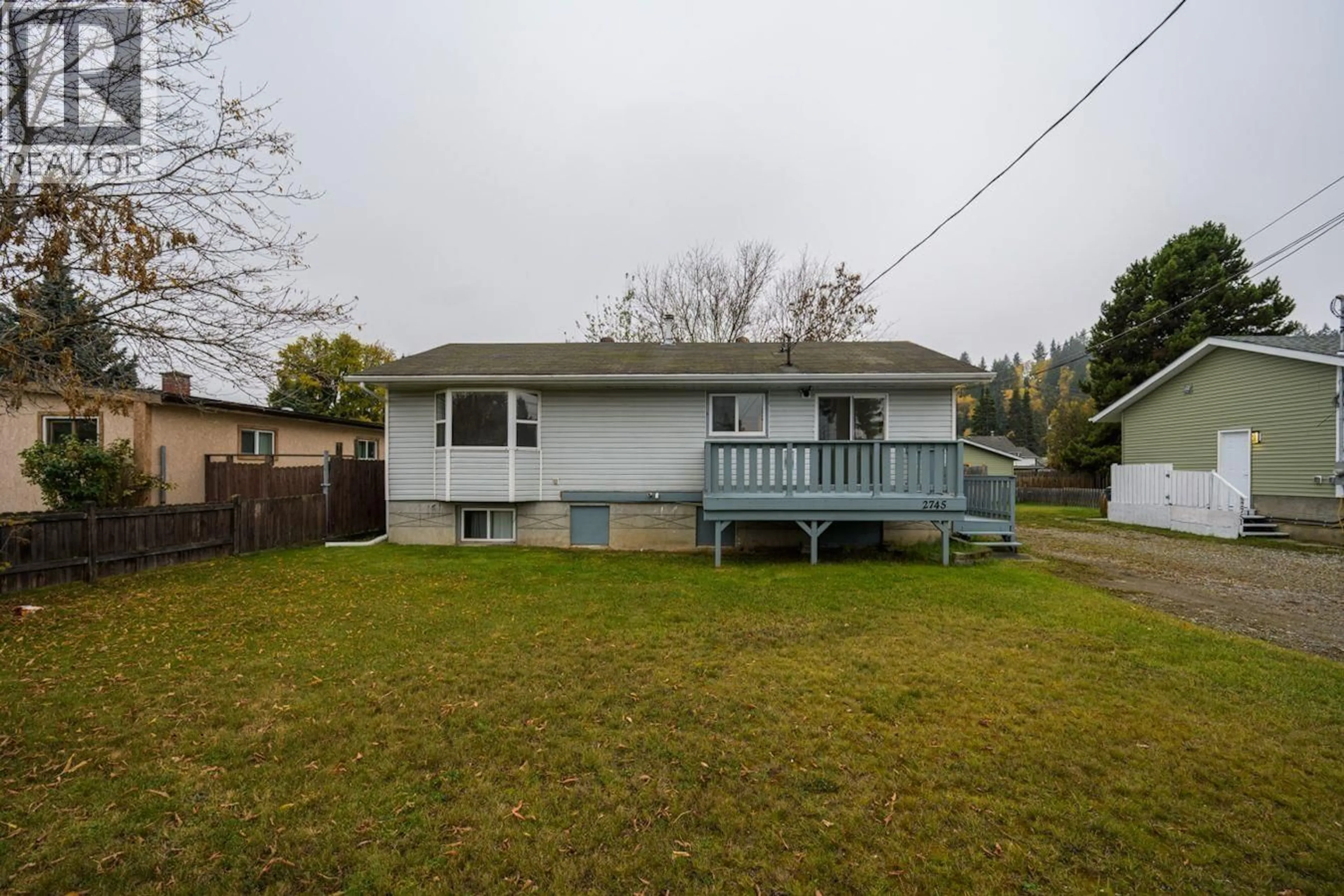 A pic from outside/outdoor area/front of a property/back of a property/a pic from drone, street for 2745 GOGOLIN ROAD, Prince George British Columbia V2N1N1
