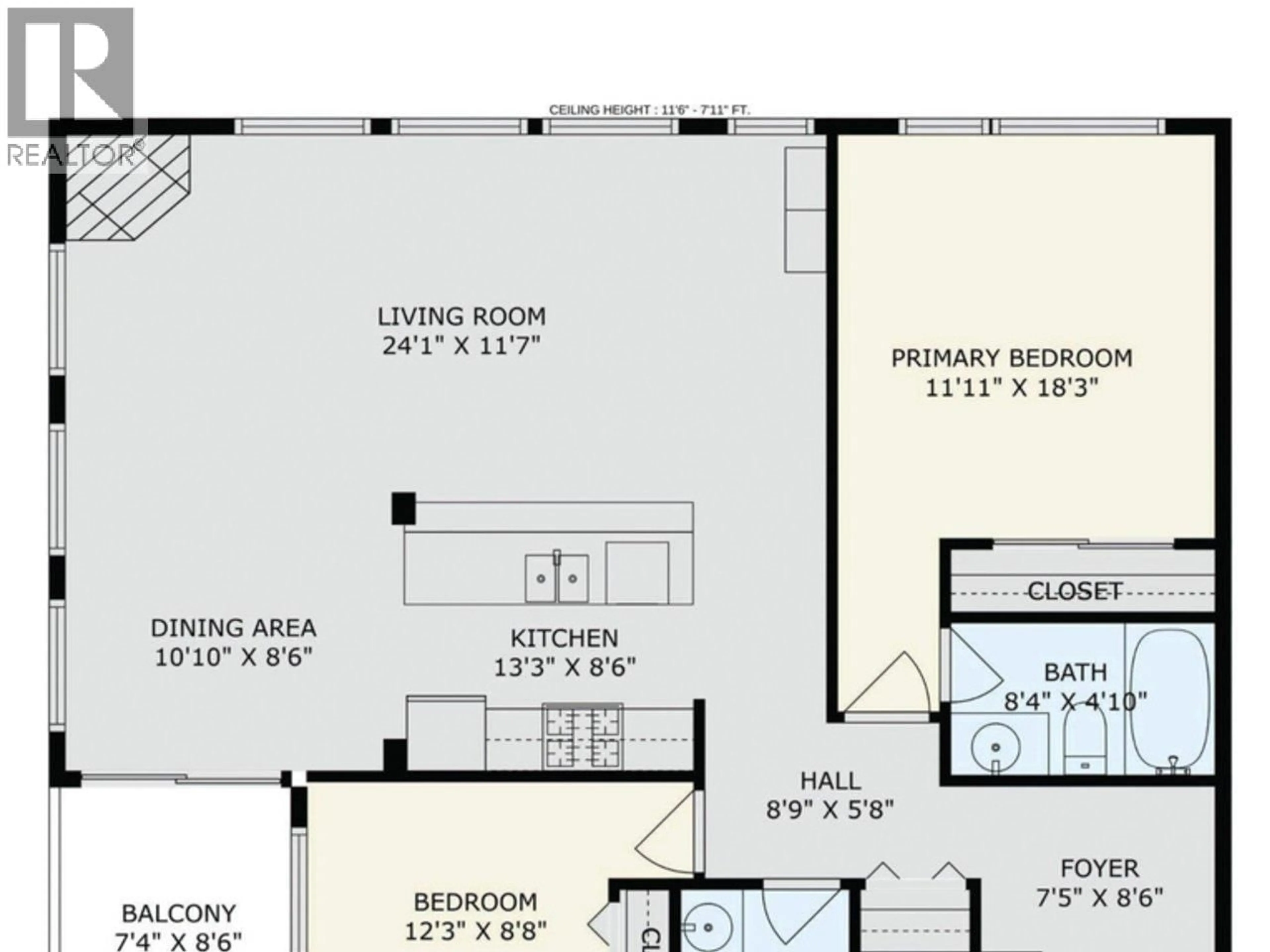 Floor plan for 410 - 6888 SOUTHPOINT DRIVE, Burnaby British Columbia V3N5E3