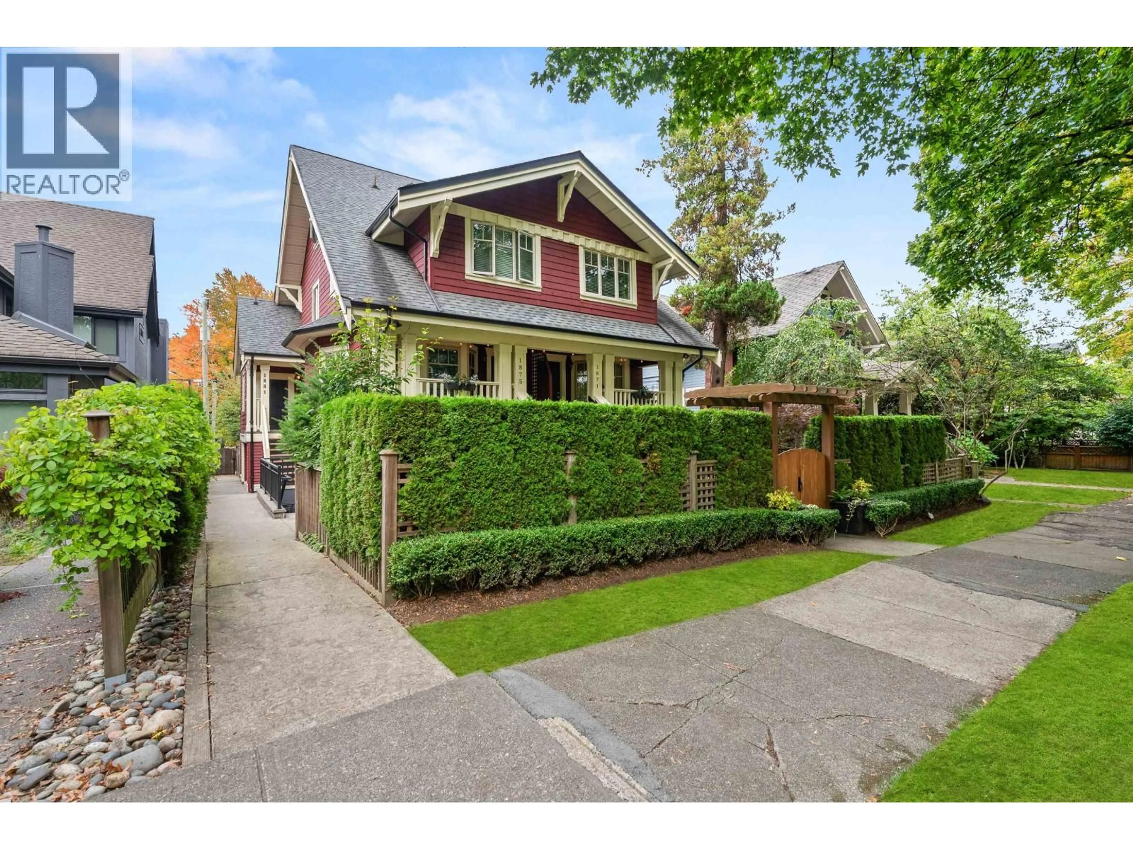 Home with brick exterior material, street for 1881 13TH AVENUE, Vancouver British Columbia V6J2H4