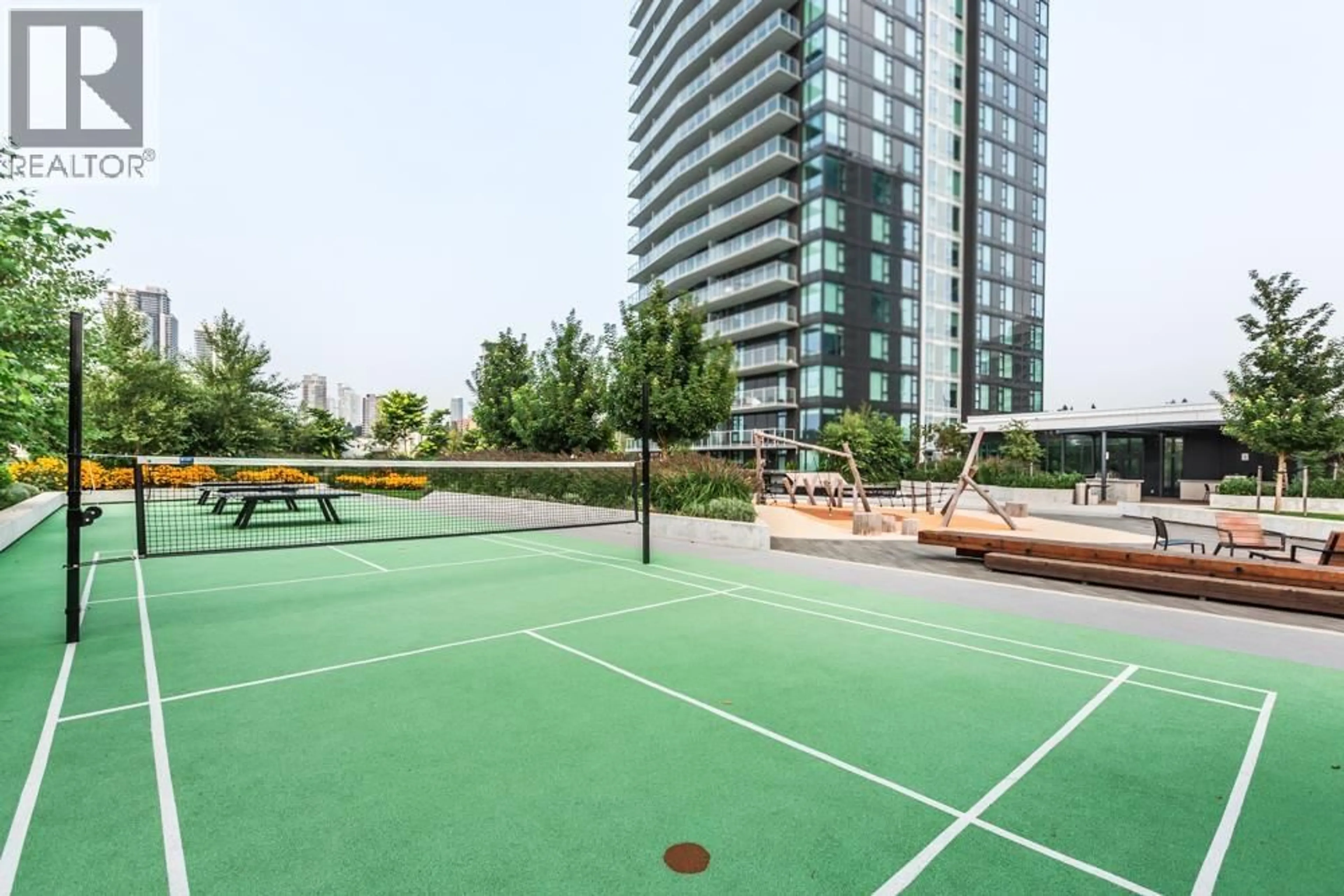 Patio, city buildings view from balcony for 1305 - 318 ALDERSON AVENUE, Coquitlam British Columbia V3K0J1