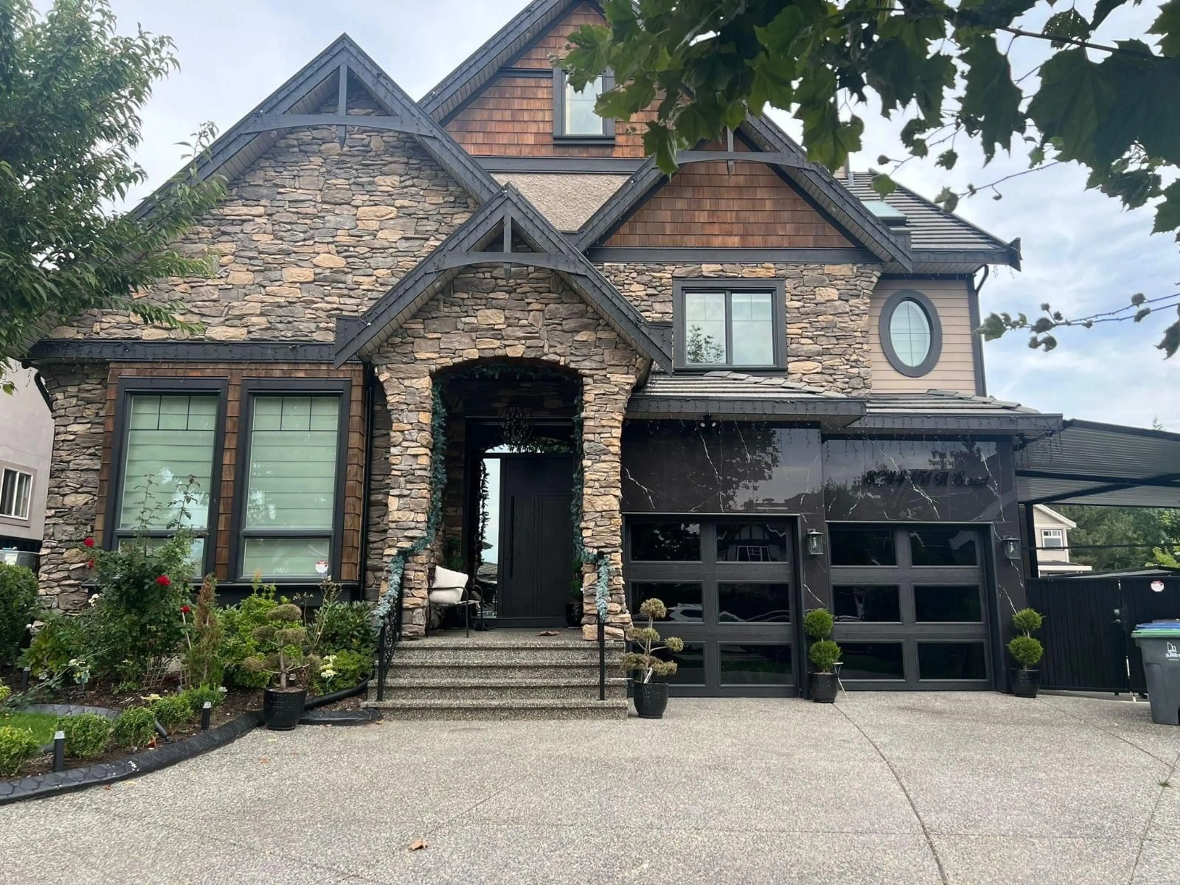 Home with brick exterior material, unknown for 8244 151A, Surrey British Columbia V3S8R1