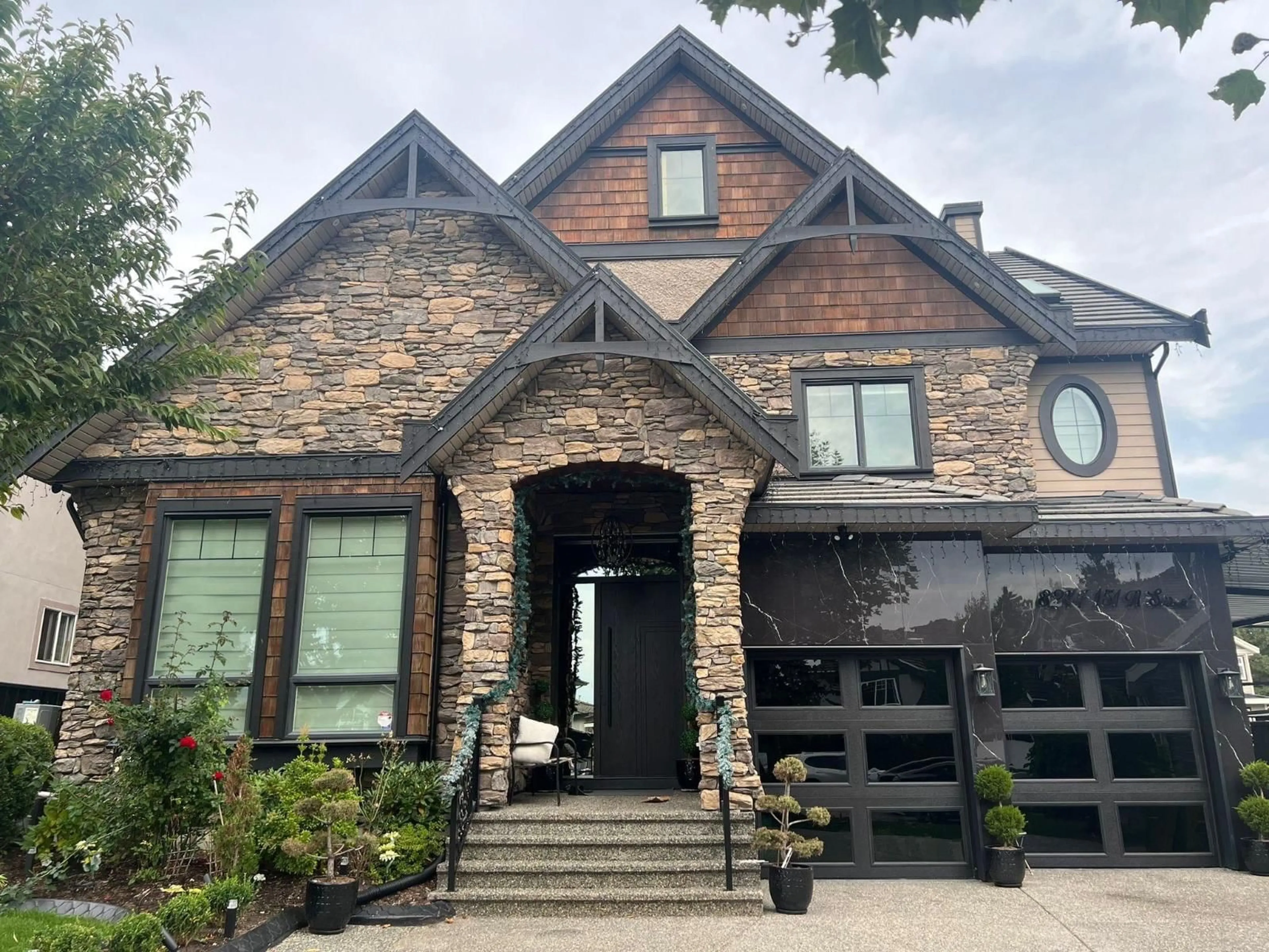 Home with brick exterior material, unknown for 8244 151A, Surrey British Columbia V3S8R1