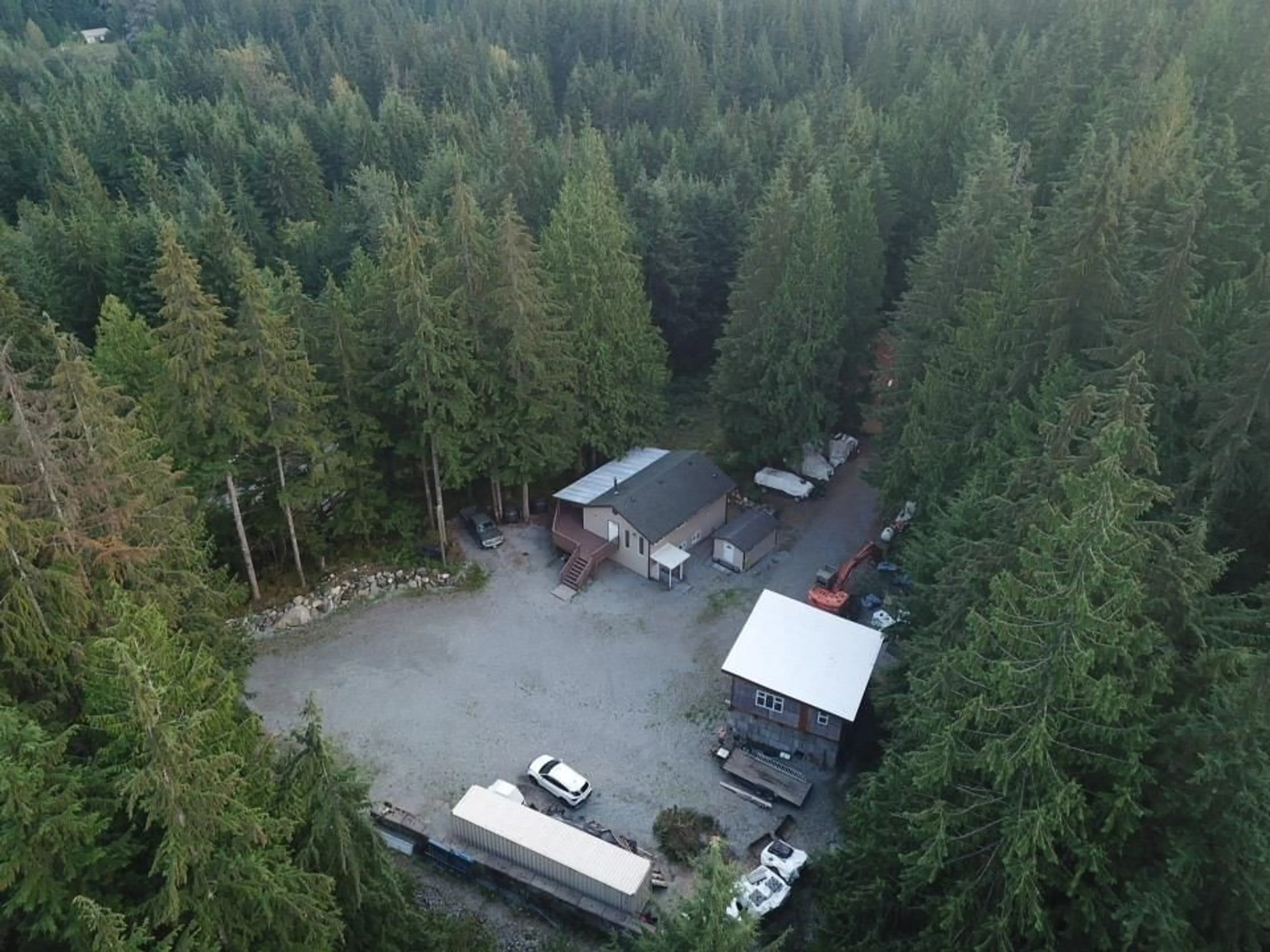 A pic from outside/outdoor area/front of a property/back of a property/a pic from drone, forest/trees view for 12483 CARDINAL, Mission British Columbia V4S1L3