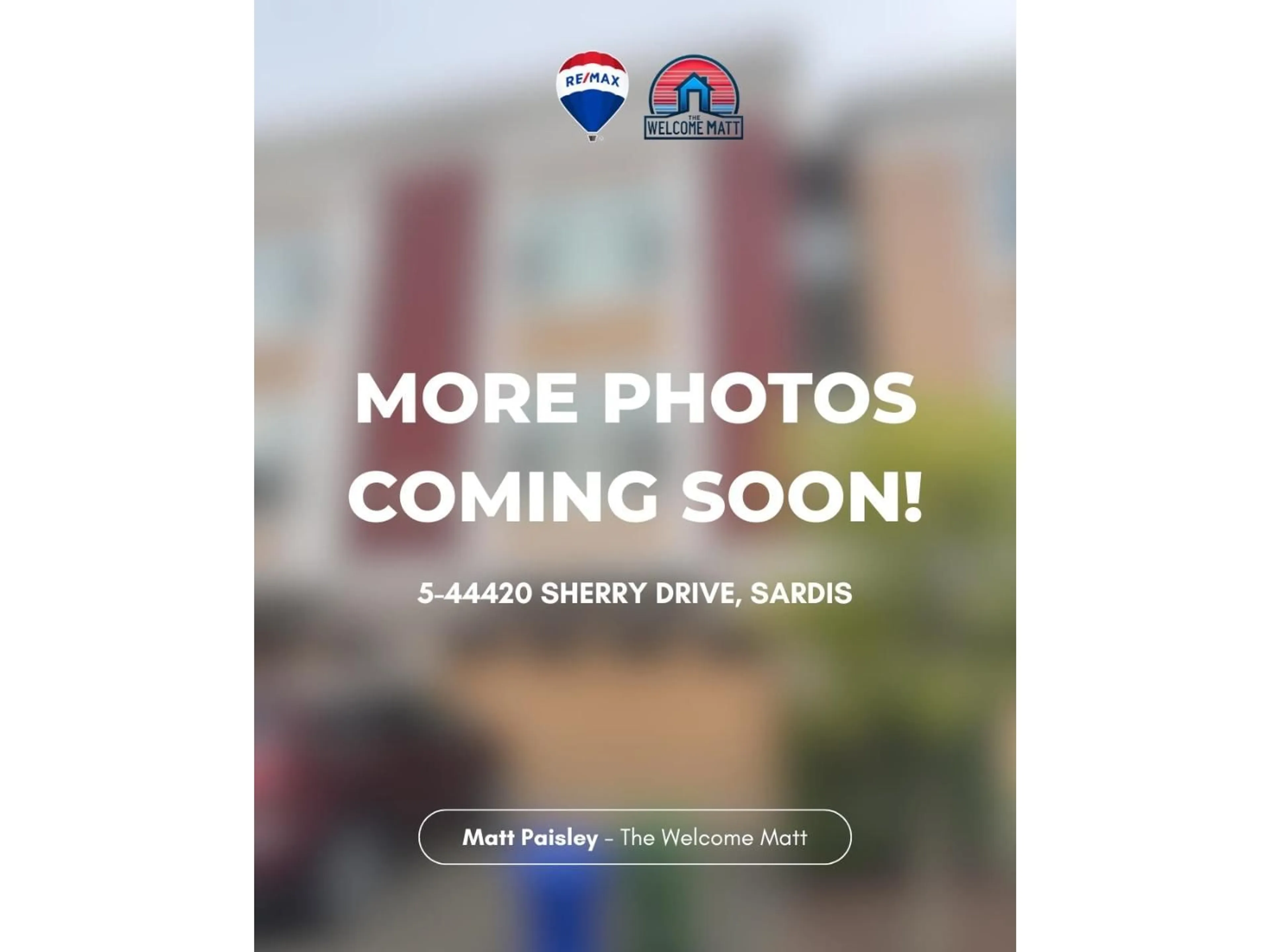 Blurry image for 5 - 44420 SHERRY DRIVE, Chilliwack British Columbia V2R0R6