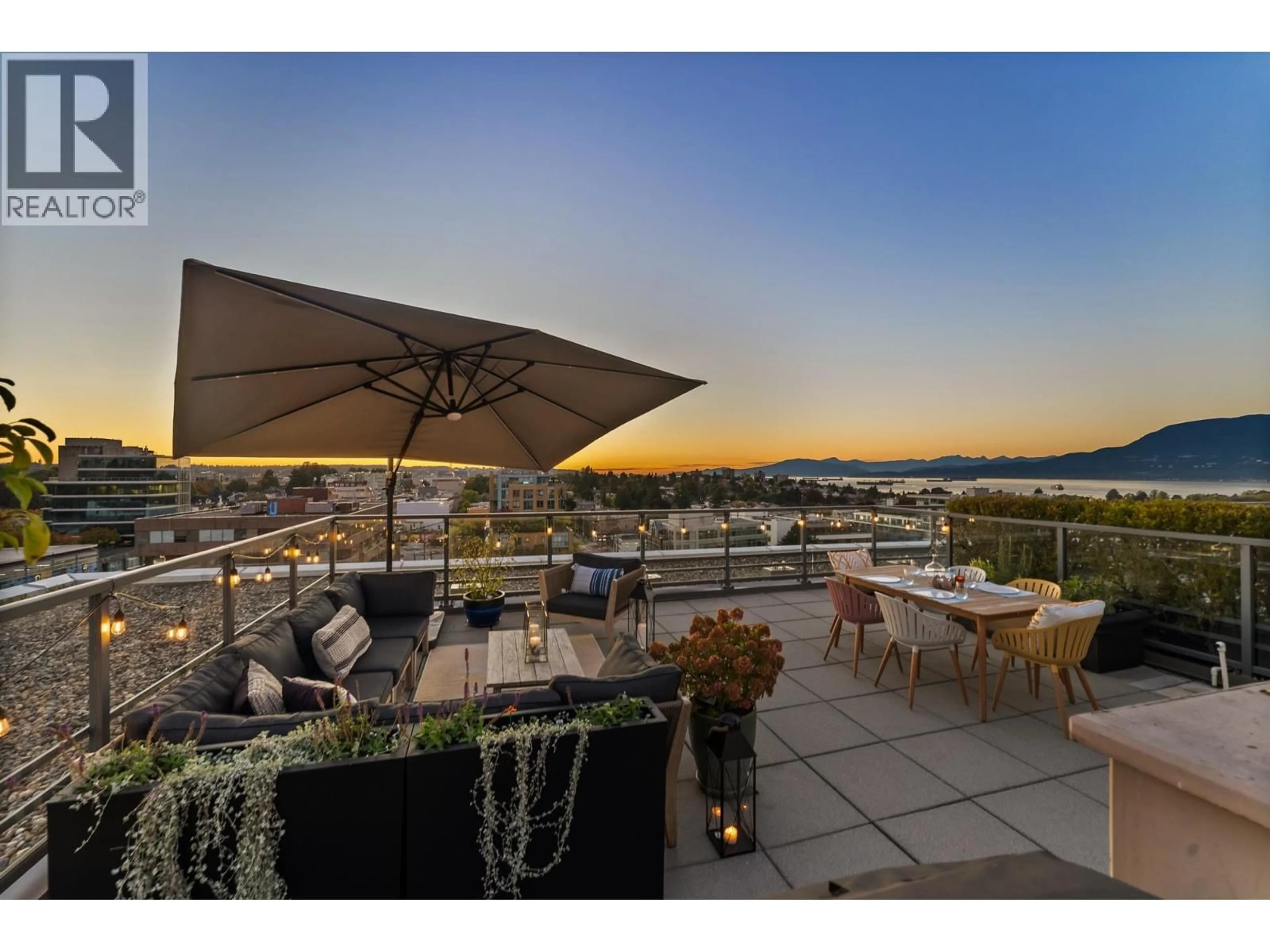 Patio, mountain view for 1102 - 1690 8TH AVENUE, Vancouver British Columbia V6J0B1