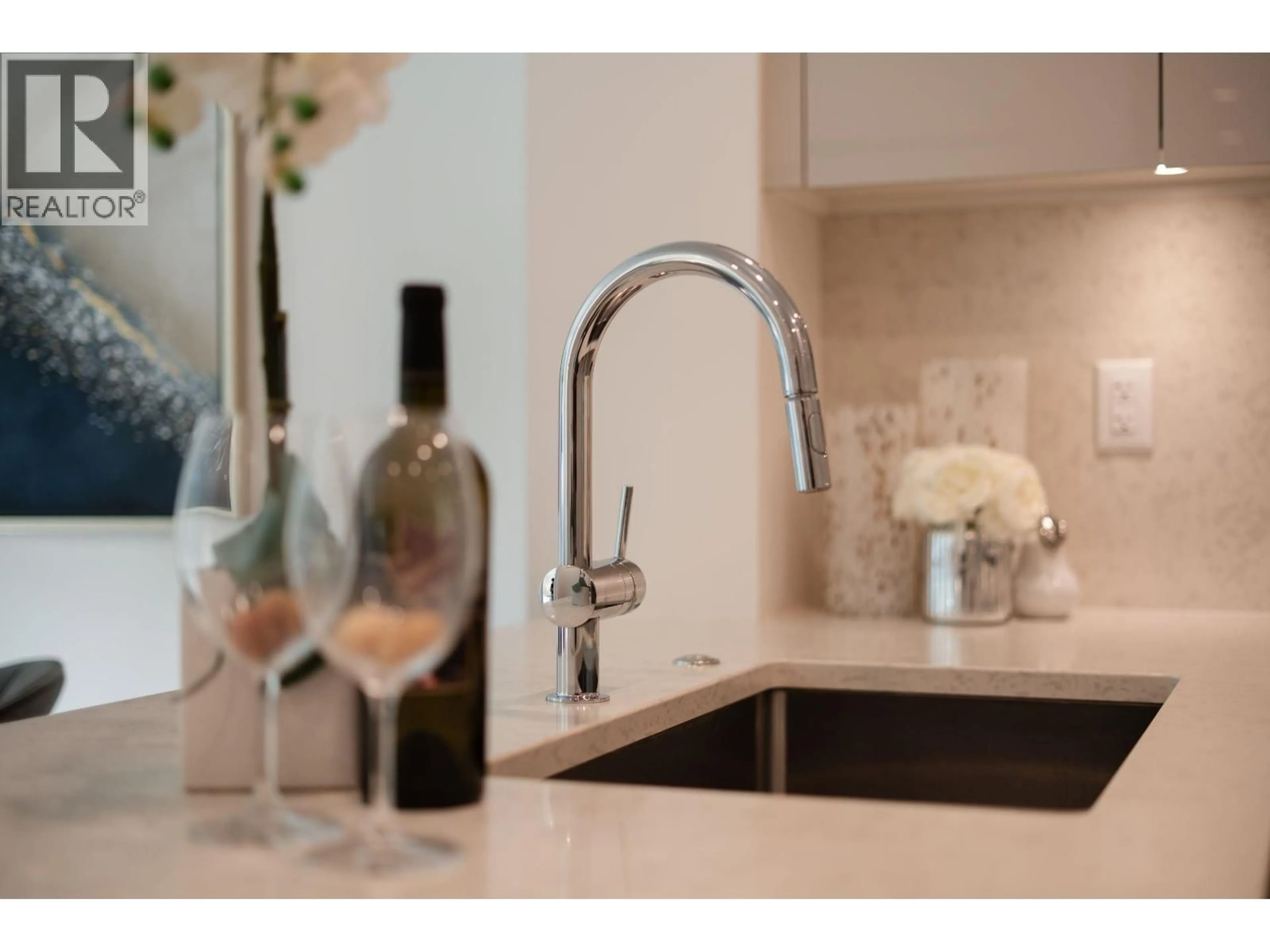 Contemporary kitchen, ceramic/tile floor for 107 - 5058 CAMBIE STREET, Vancouver British Columbia V5Z2Z5