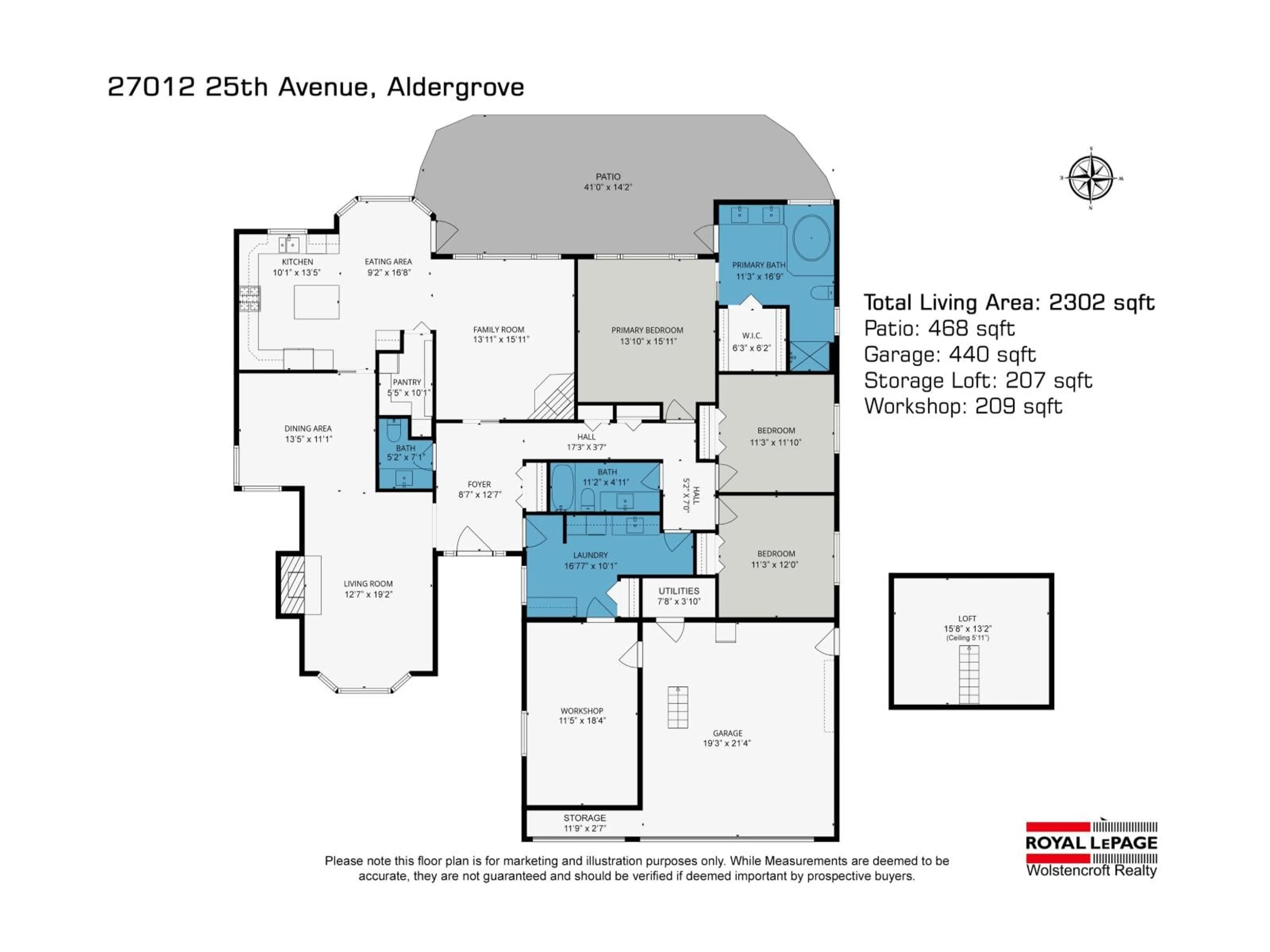 Floor plan for 27012 25, Langley British Columbia V4W3W5