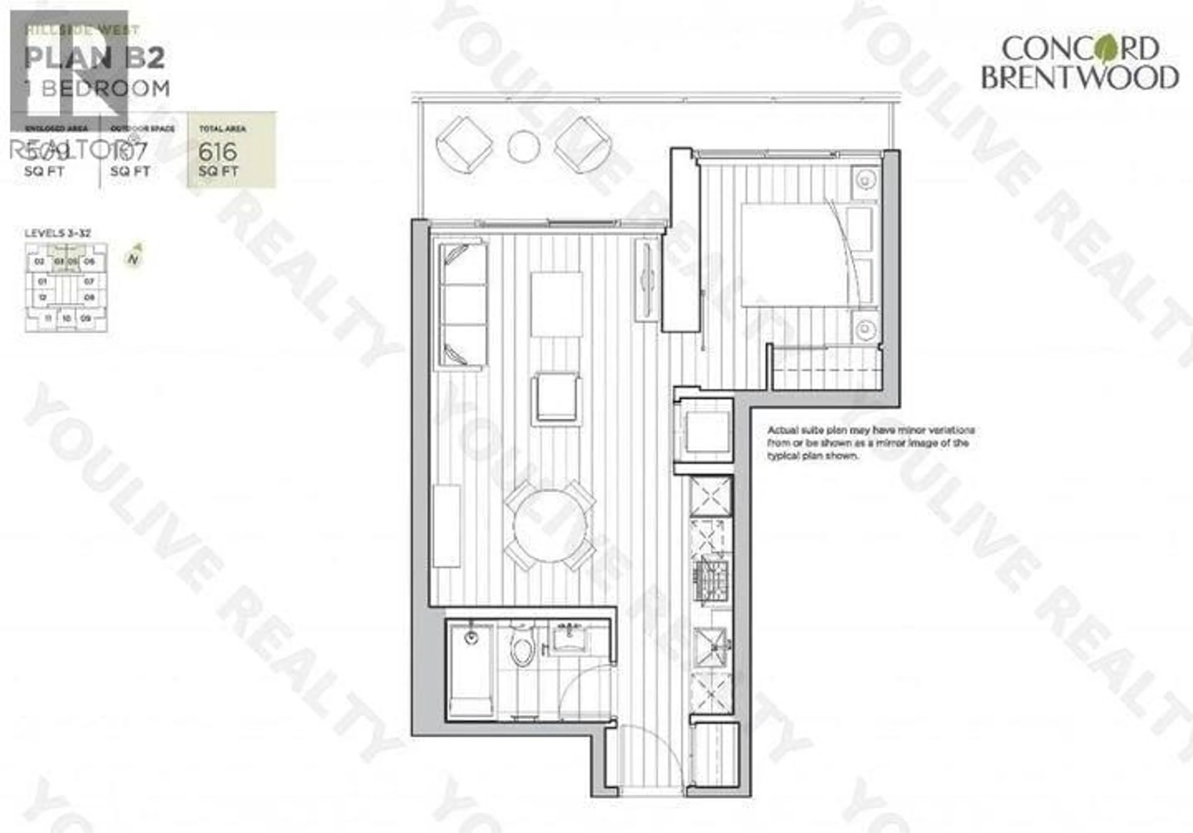 Floor plan for 2203 - 4720 LOUGHEED HIGHWAY, Burnaby British Columbia V5C0M8