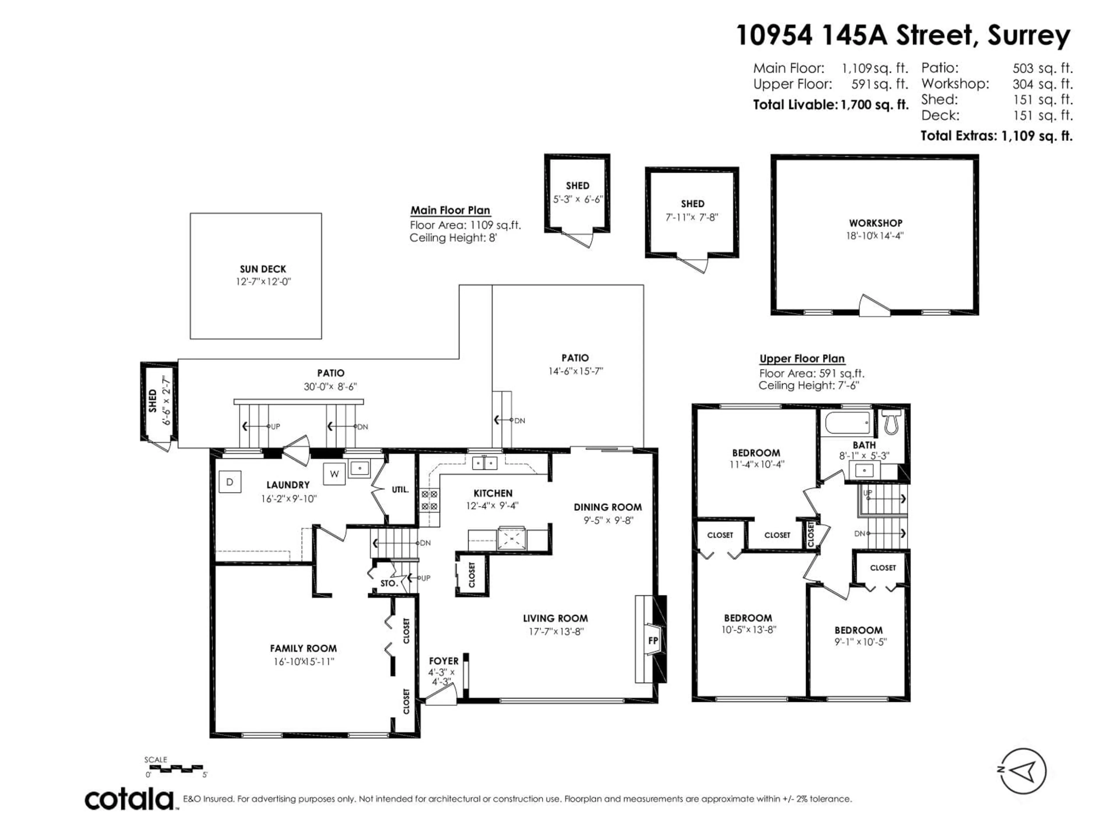 Floor plan for 10954 145A, Surrey British Columbia V3R3S4