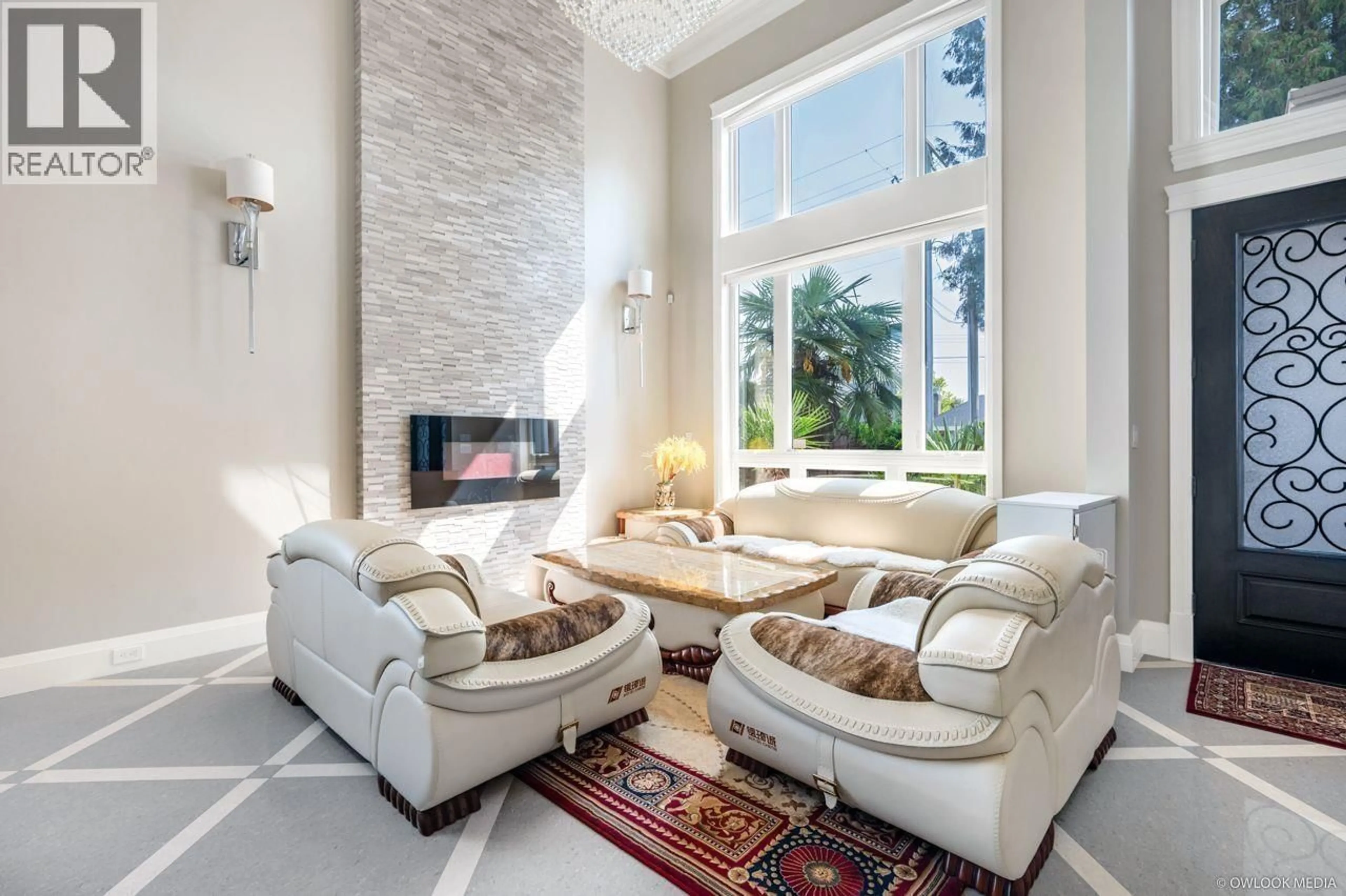 Living room with furniture, ceramic/tile floor for 6571 LYNAS LANE, Richmond British Columbia V7C3K8