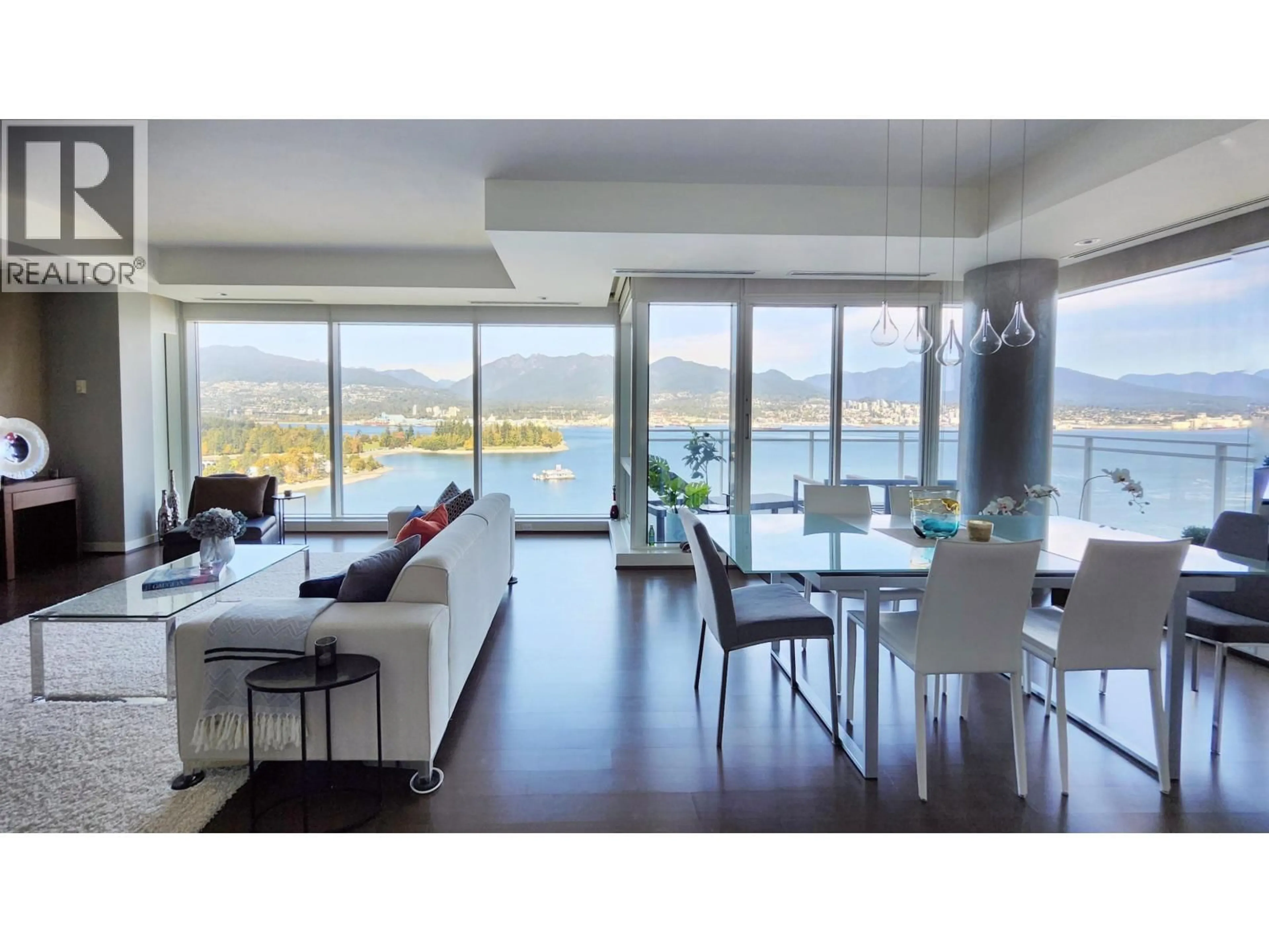 Living room with furniture, unknown for 2202 - 1139 CORDOVA STREET, Vancouver British Columbia V6C0A2