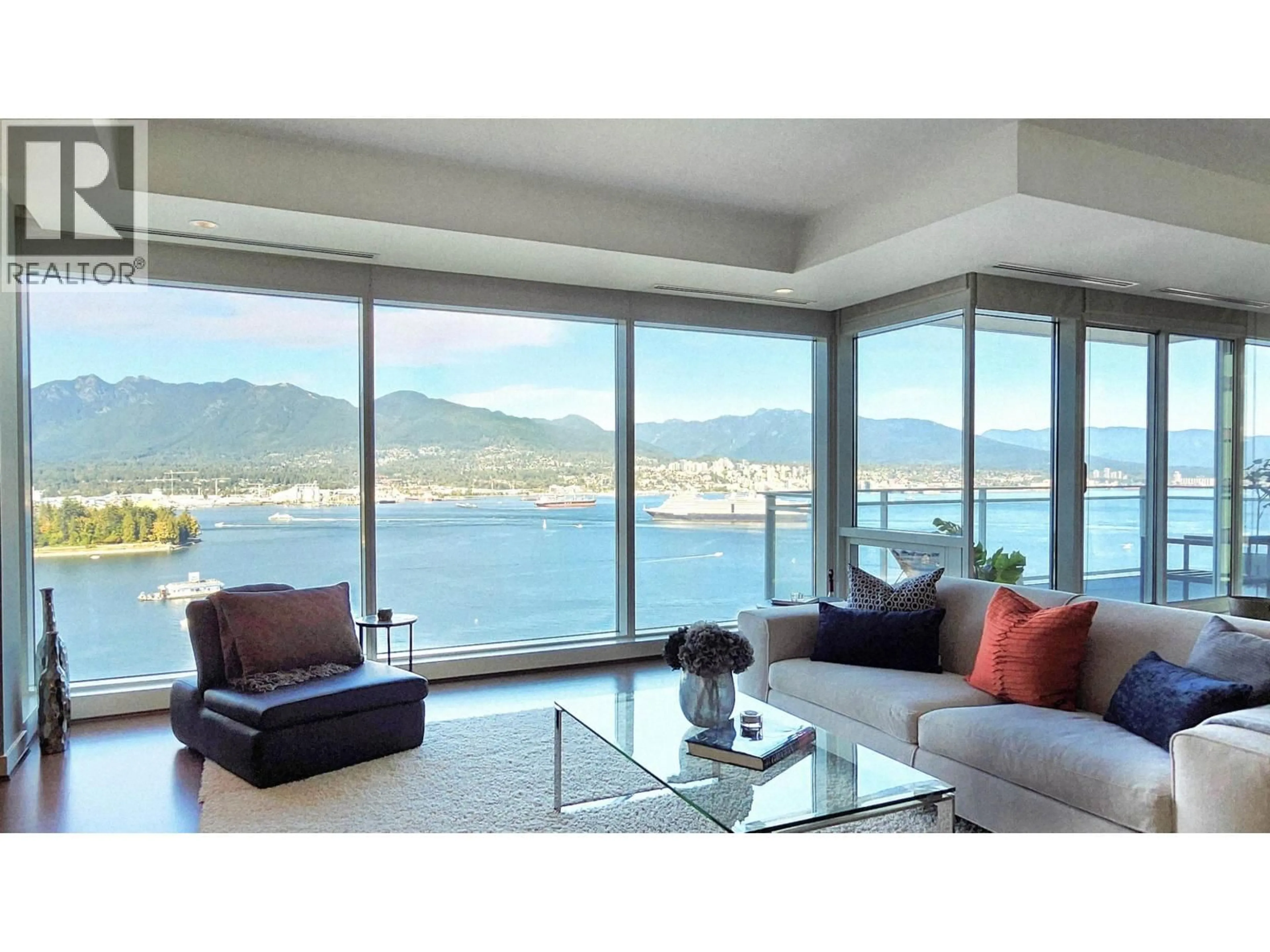 Living room with furniture, unknown for 2202 - 1139 CORDOVA STREET, Vancouver British Columbia V6C0A2