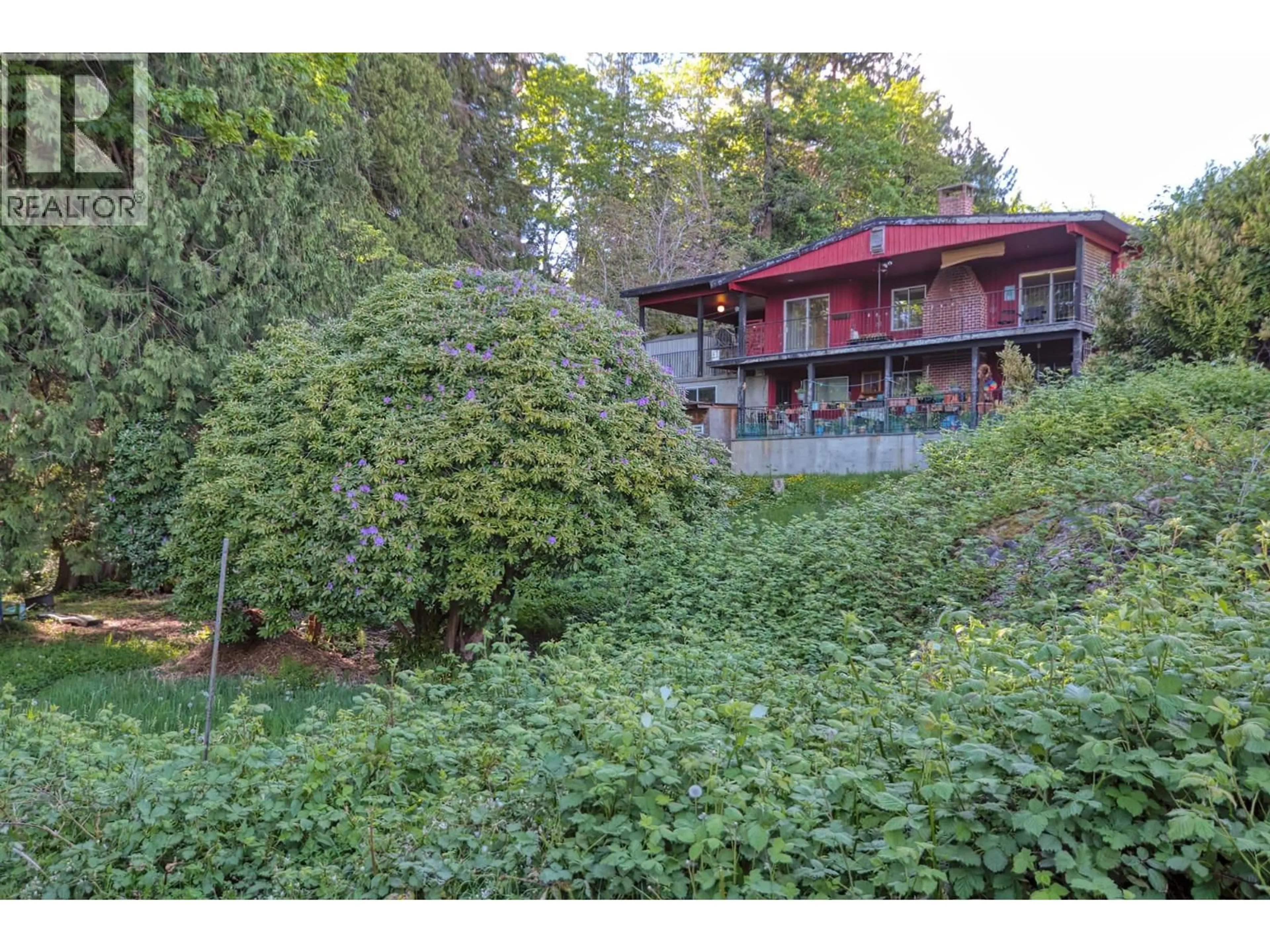 A pic from outside/outdoor area/front of a property/back of a property/a pic from drone, forest/trees view for 6533 MEIER ROAD, Sechelt British Columbia V7Z0S8