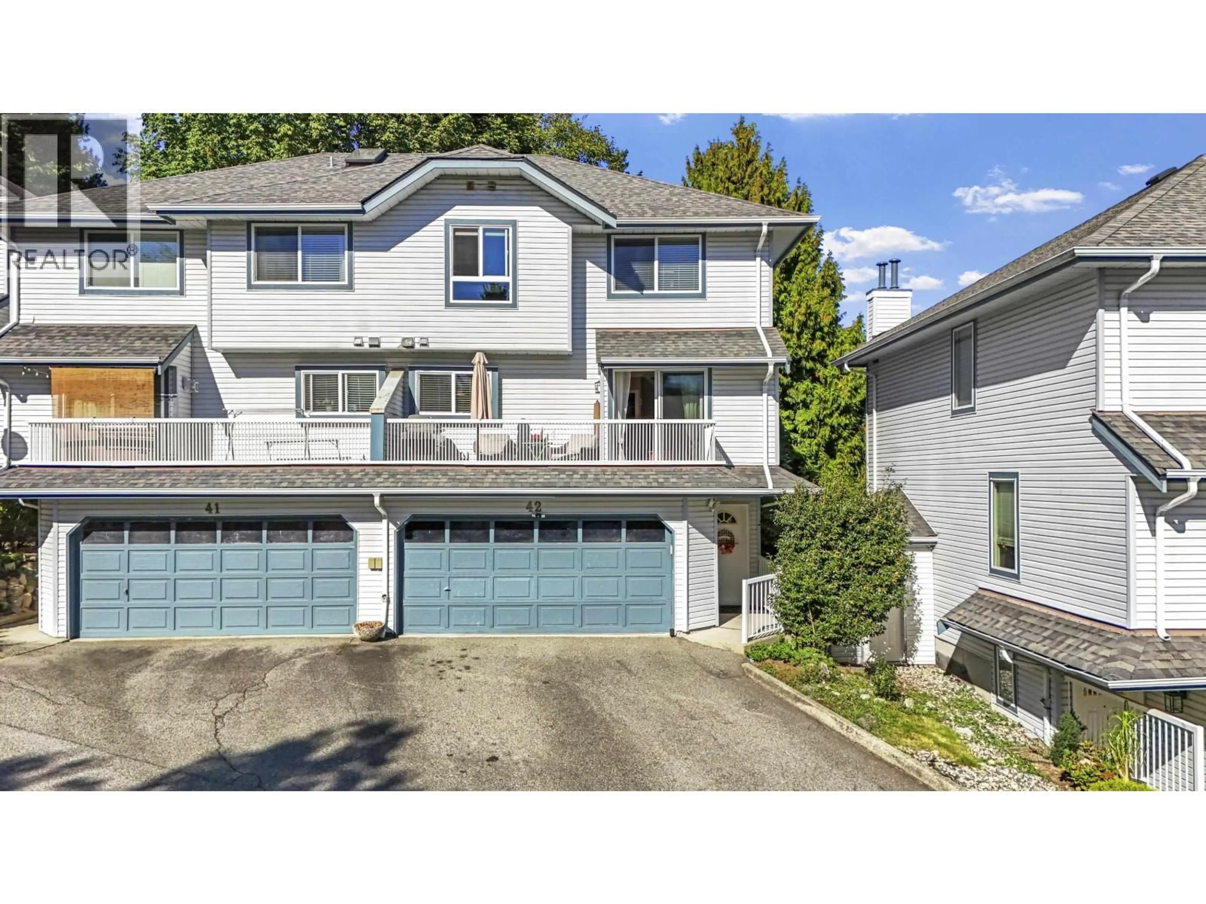 A pic from outside/outdoor area/front of a property/back of a property/a pic from drone, street for 42 - 1355 CITADEL DRIVE, Port Coquitlam British Columbia V3C5X6