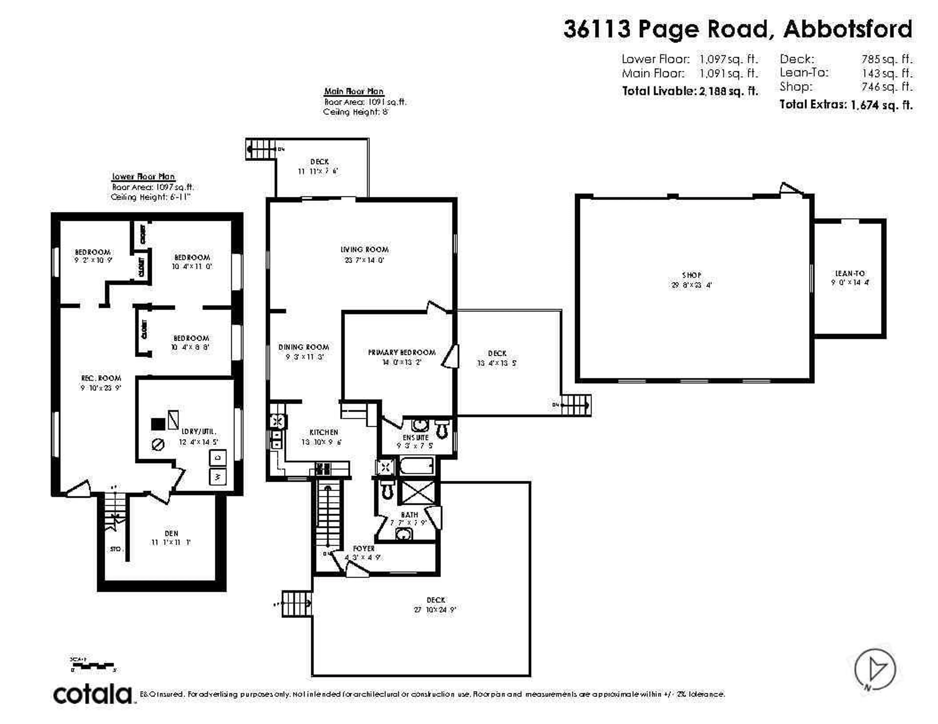 Floor plan for 36113 PAGE, Abbotsford British Columbia V3G1P3