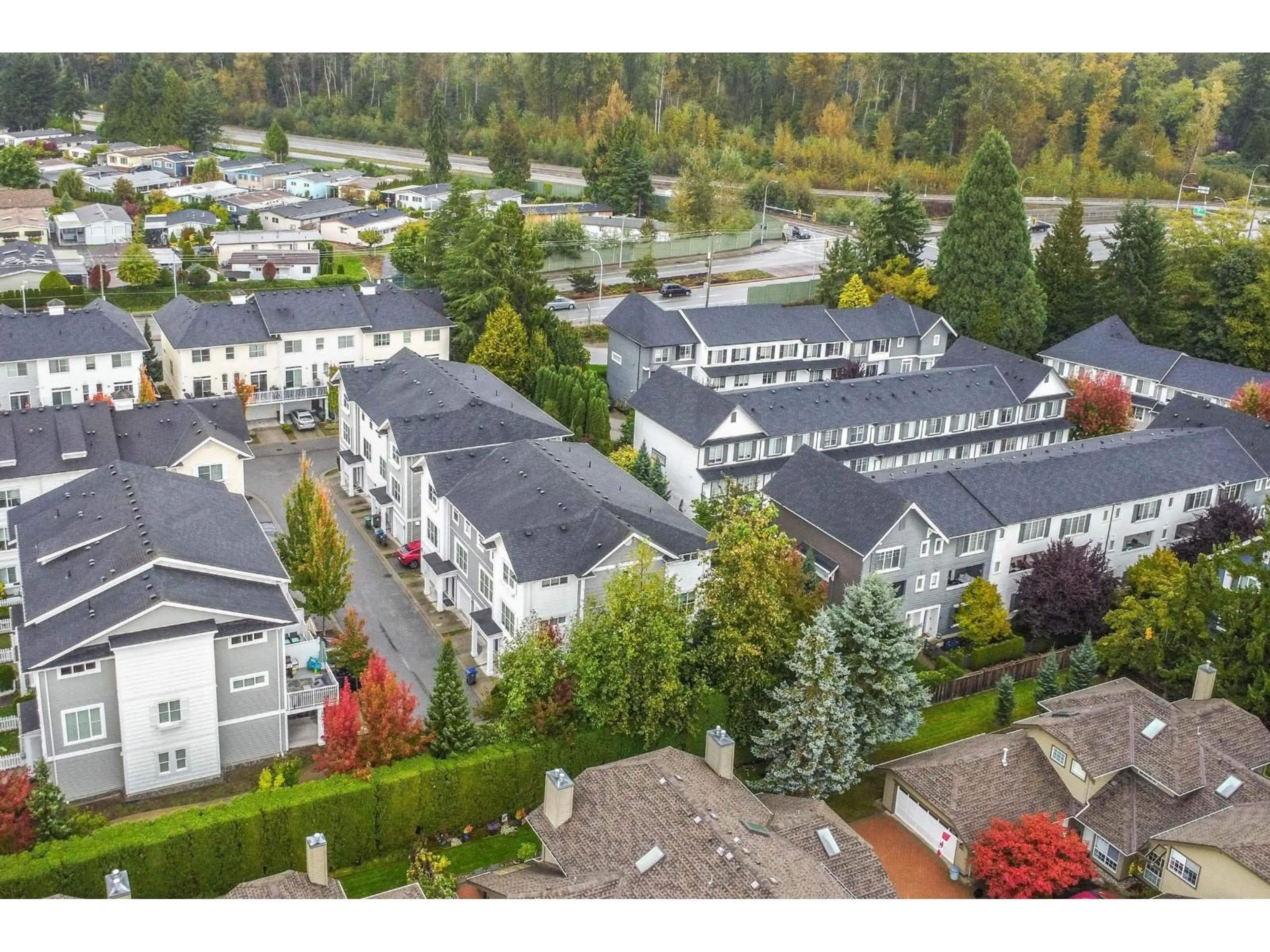 A pic from outside/outdoor area/front of a property/back of a property/a pic from drone, city buildings view from balcony for 26 - 16228 16, Surrey British Columbia V4A1S7