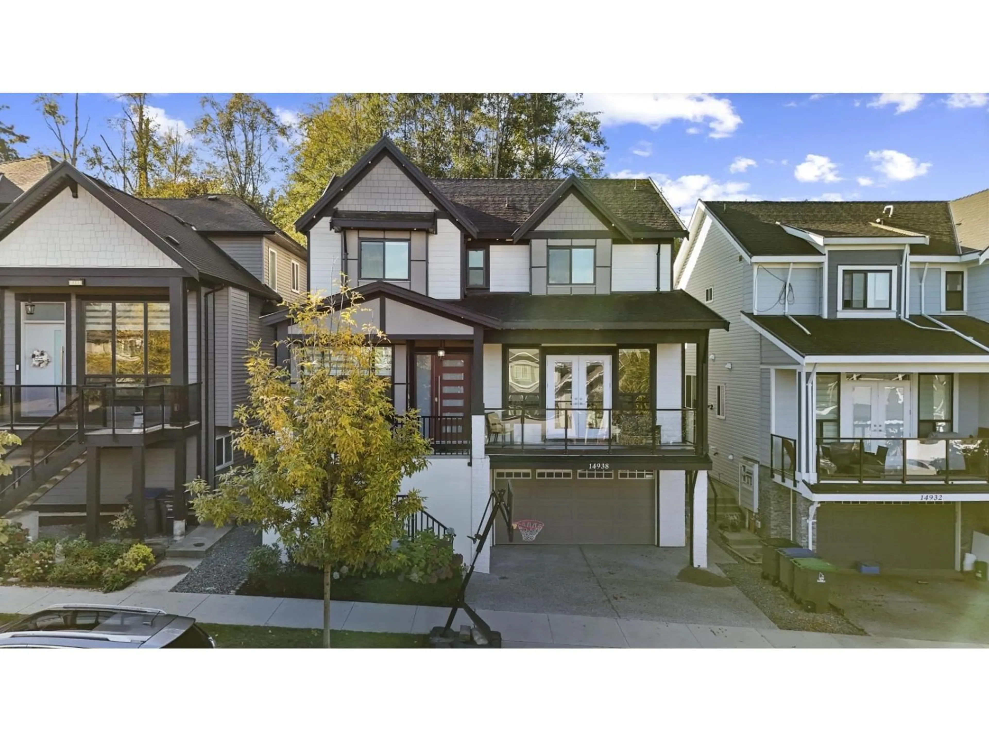 Home with vinyl exterior material, street for 14938 63, Surrey British Columbia V3S2X1