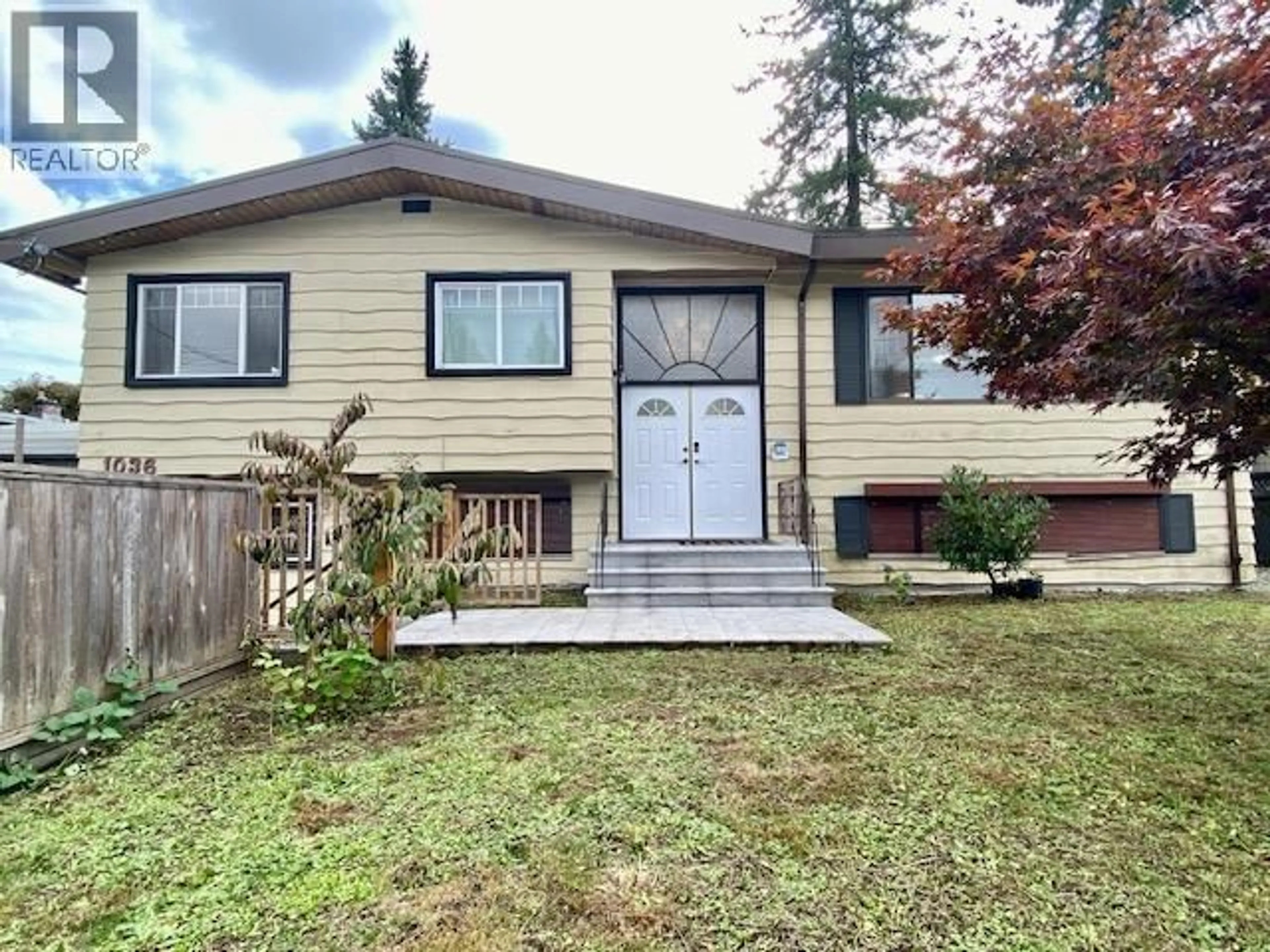 Home with vinyl exterior material, street for 1036 COMO LAKE AVENUE, Coquitlam British Columbia V3J3N6