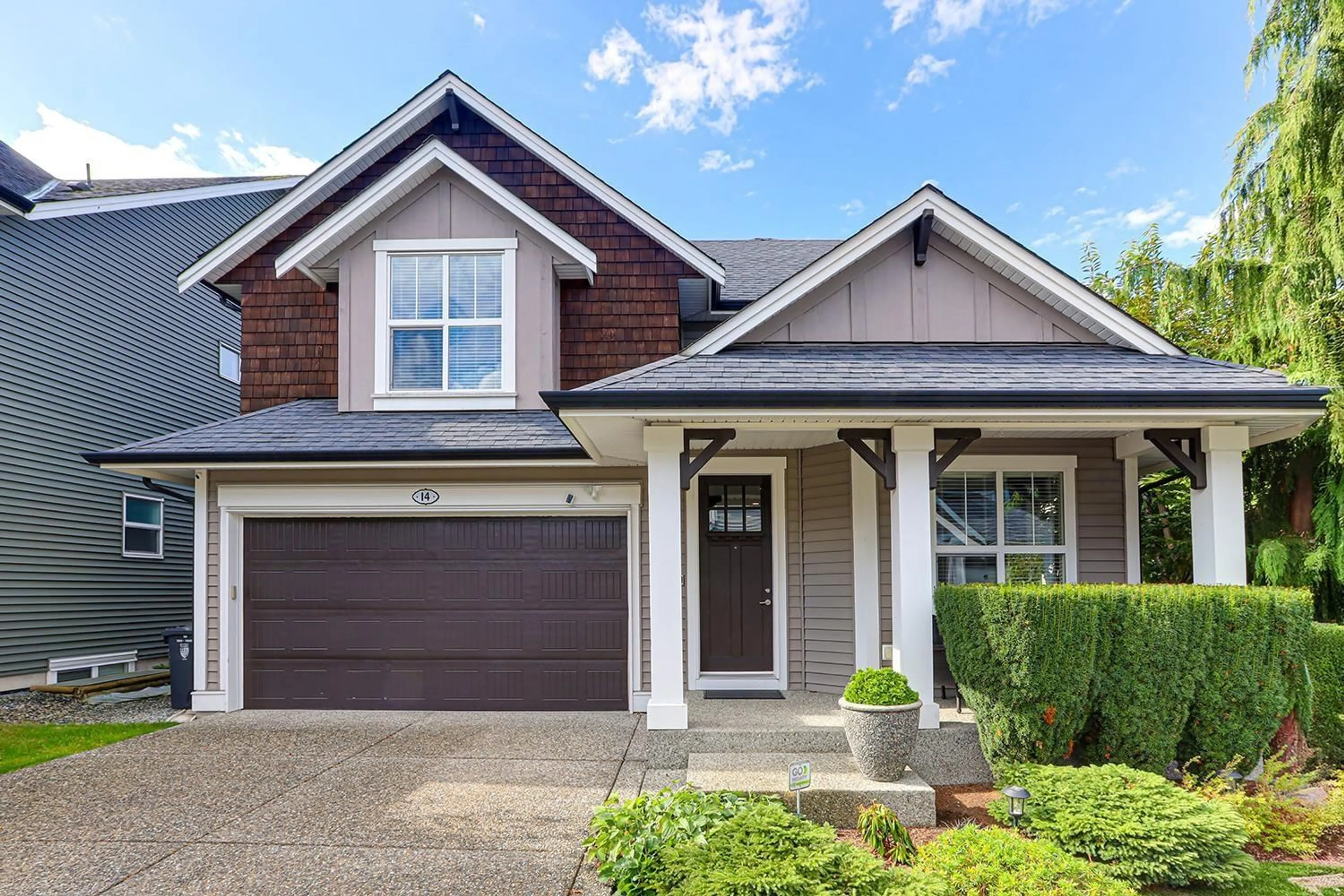 Home with brick exterior material, street for 14 - 7891 211, Langley British Columbia V2Y0L5