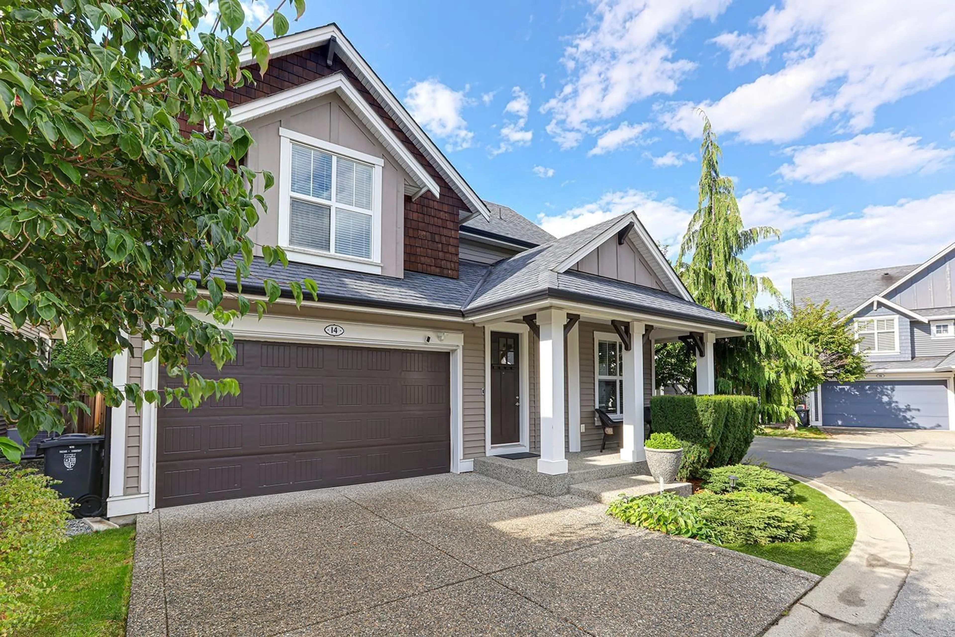 Home with brick exterior material, street for 14 - 7891 211, Langley British Columbia V2Y0L5