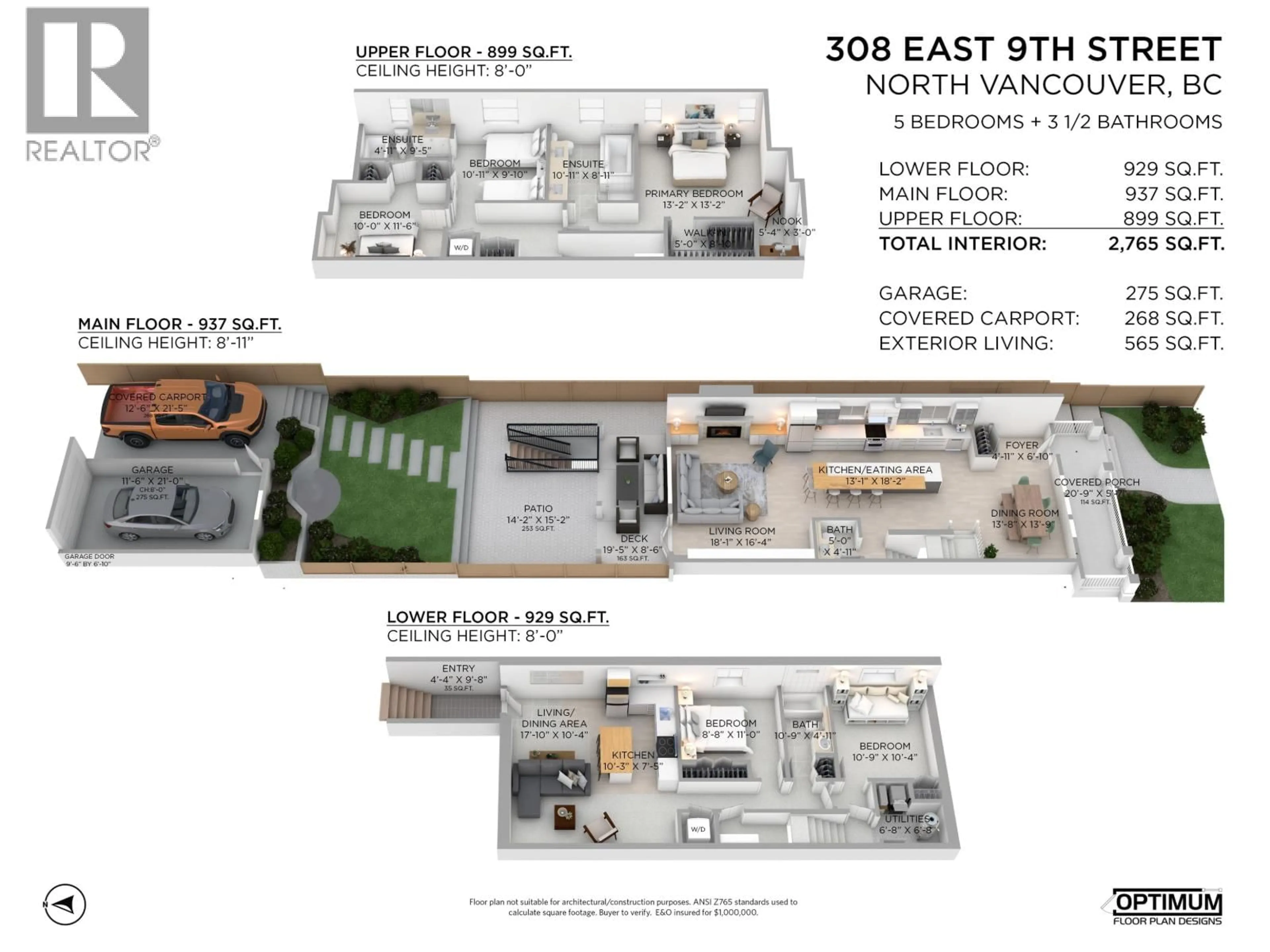 Floor plan for 308 9TH STREET, North Vancouver British Columbia V7L2B2