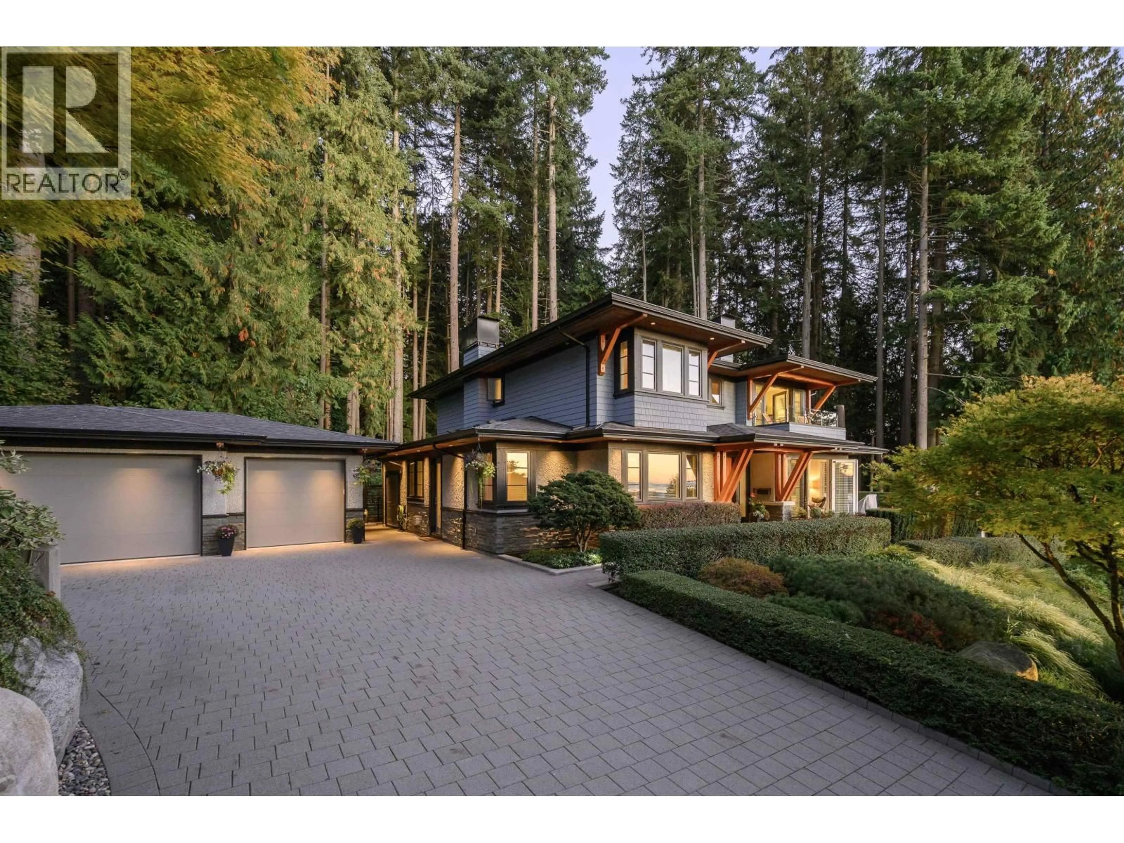 Home with brick exterior material, forest/trees view for 4120 ST. MARYS AVENUE, North Vancouver British Columbia V7N1Y5