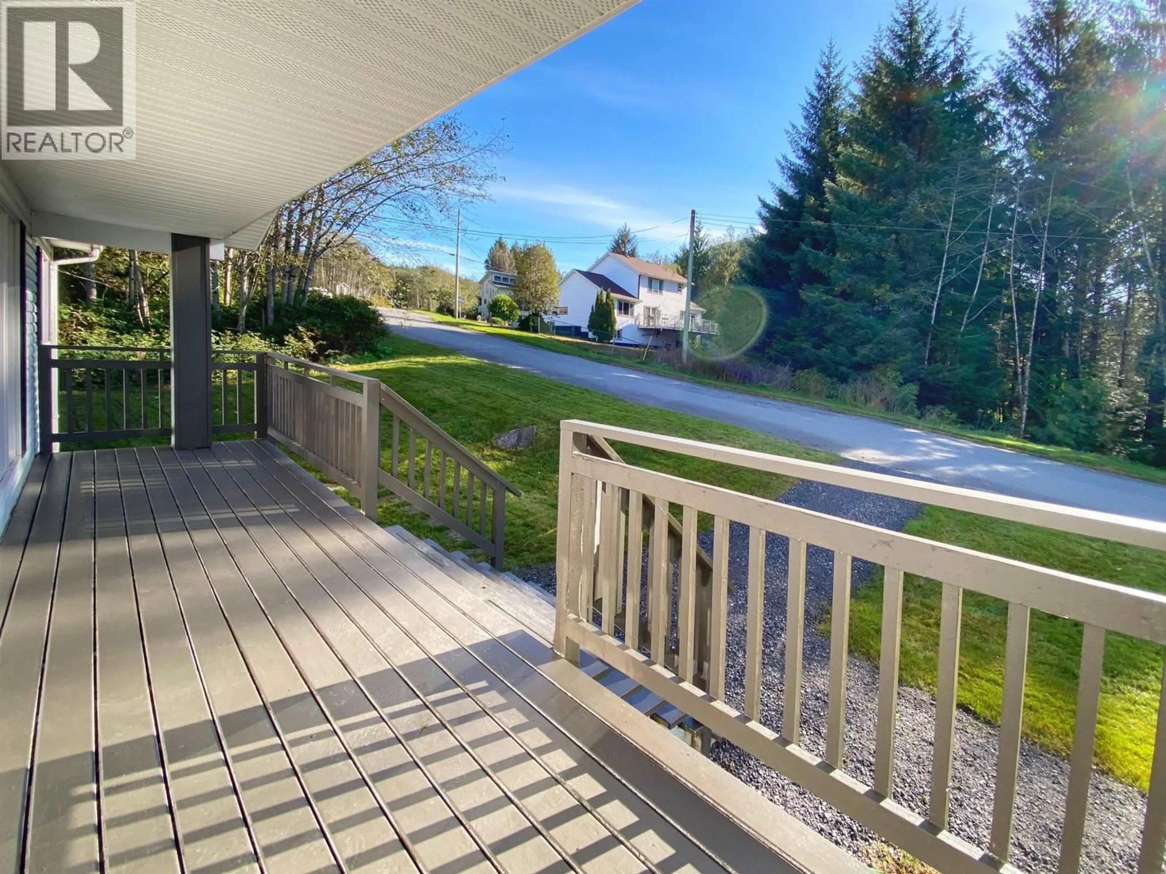 Patio, water/lake/river/ocean view for 284 HILLCREST AVENUE, Port Edward British Columbia V0V1G0