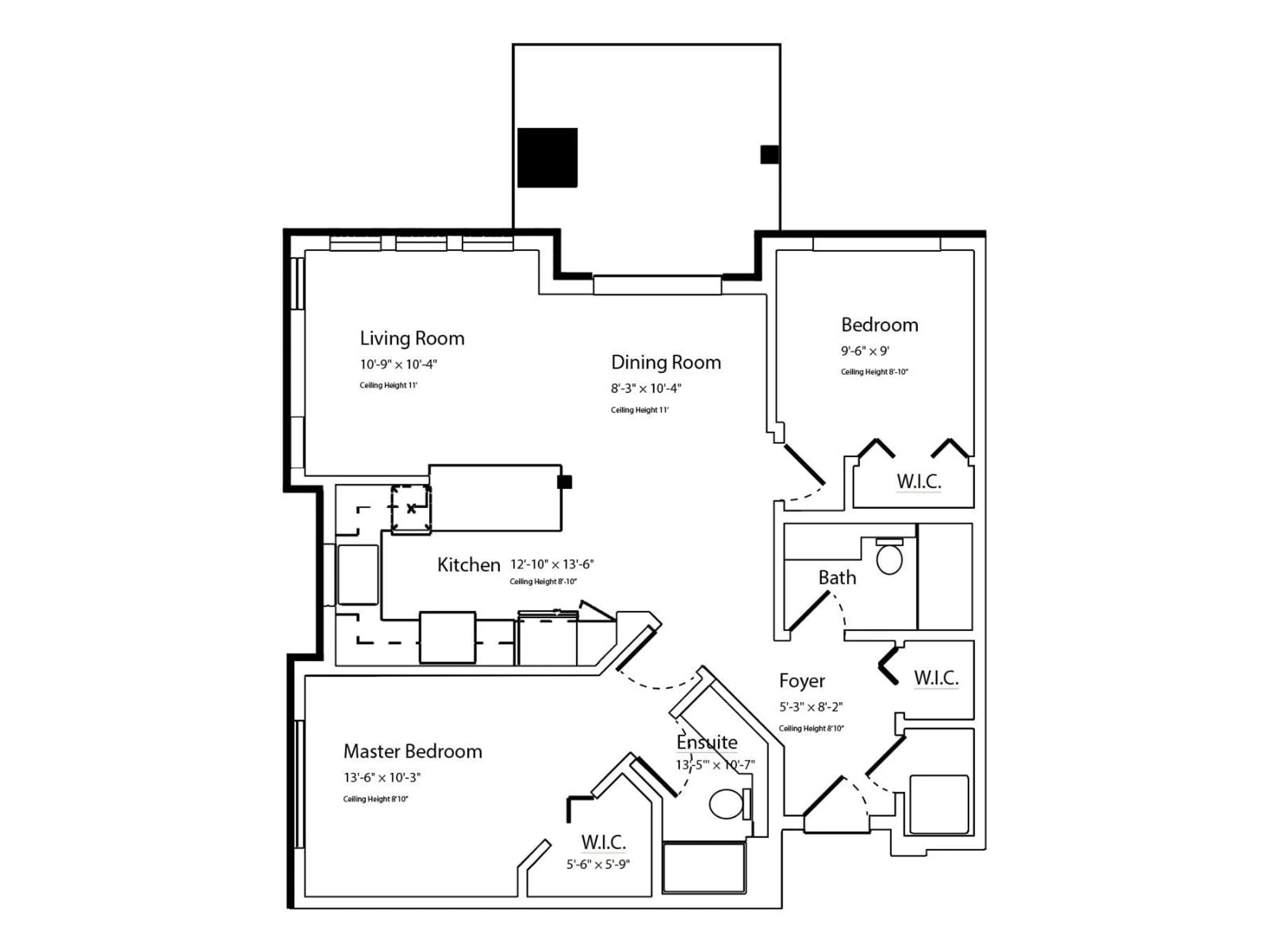 Floor plan for 403 - 20068 FRASER, Langley British Columbia V3A0H2
