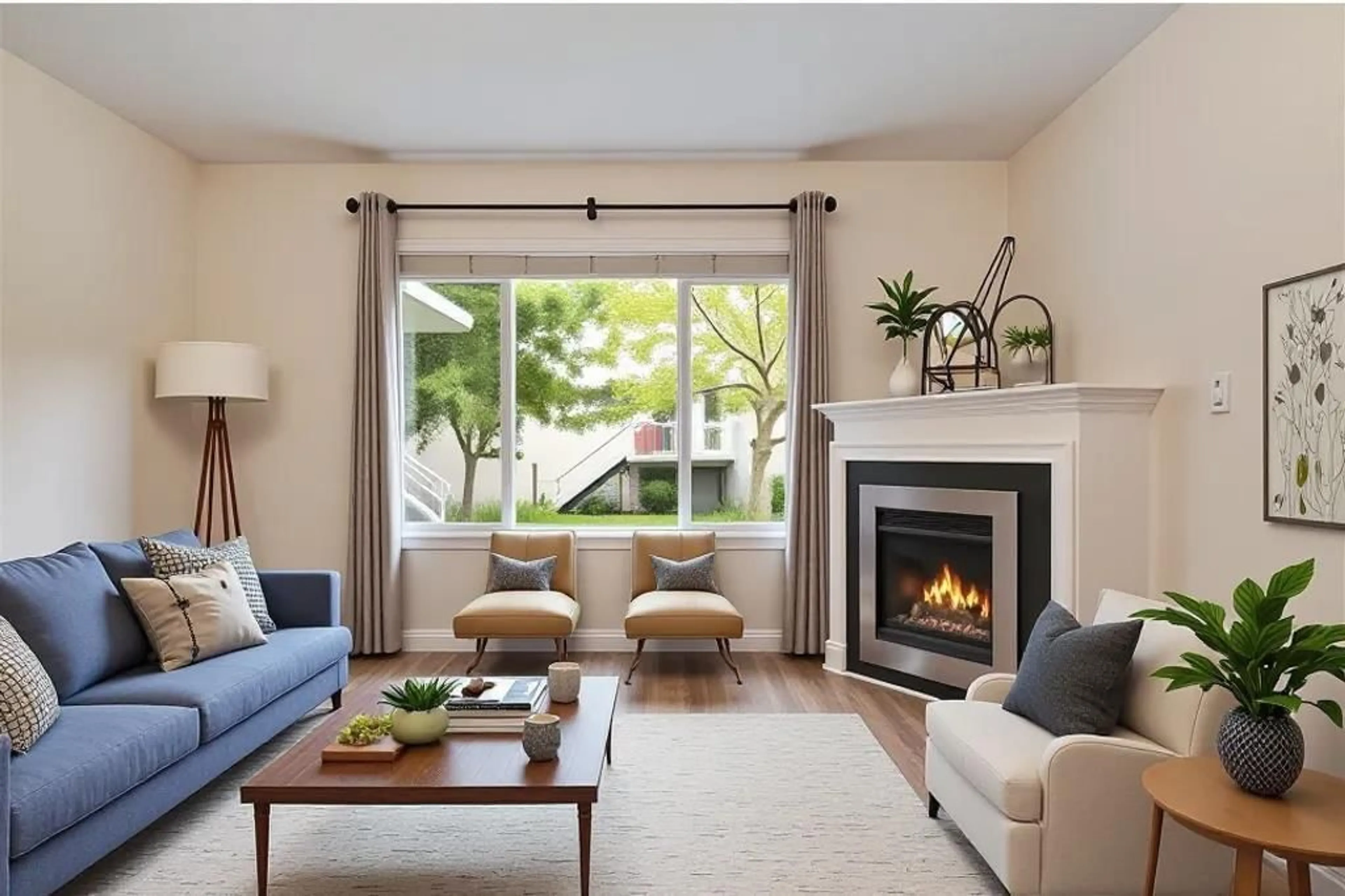 Living room with furniture, wood/laminate floor for 35 - 46360 VALLEYVIEW ROAD, Chilliwack British Columbia V2R5L7