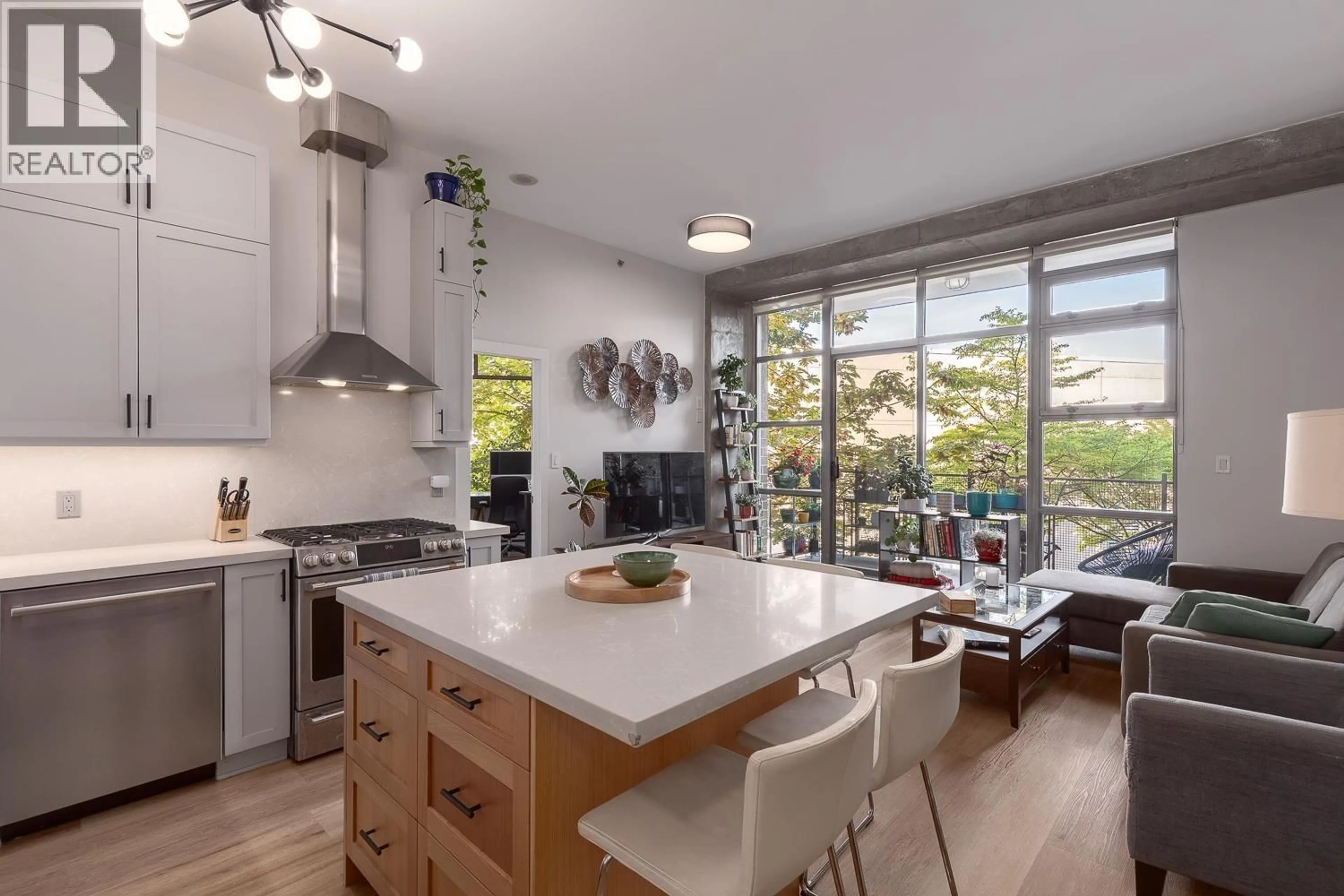 Open concept kitchen, unknown for 208 - 2635 PRINCE EDWARD STREET, Vancouver British Columbia V5T4V7