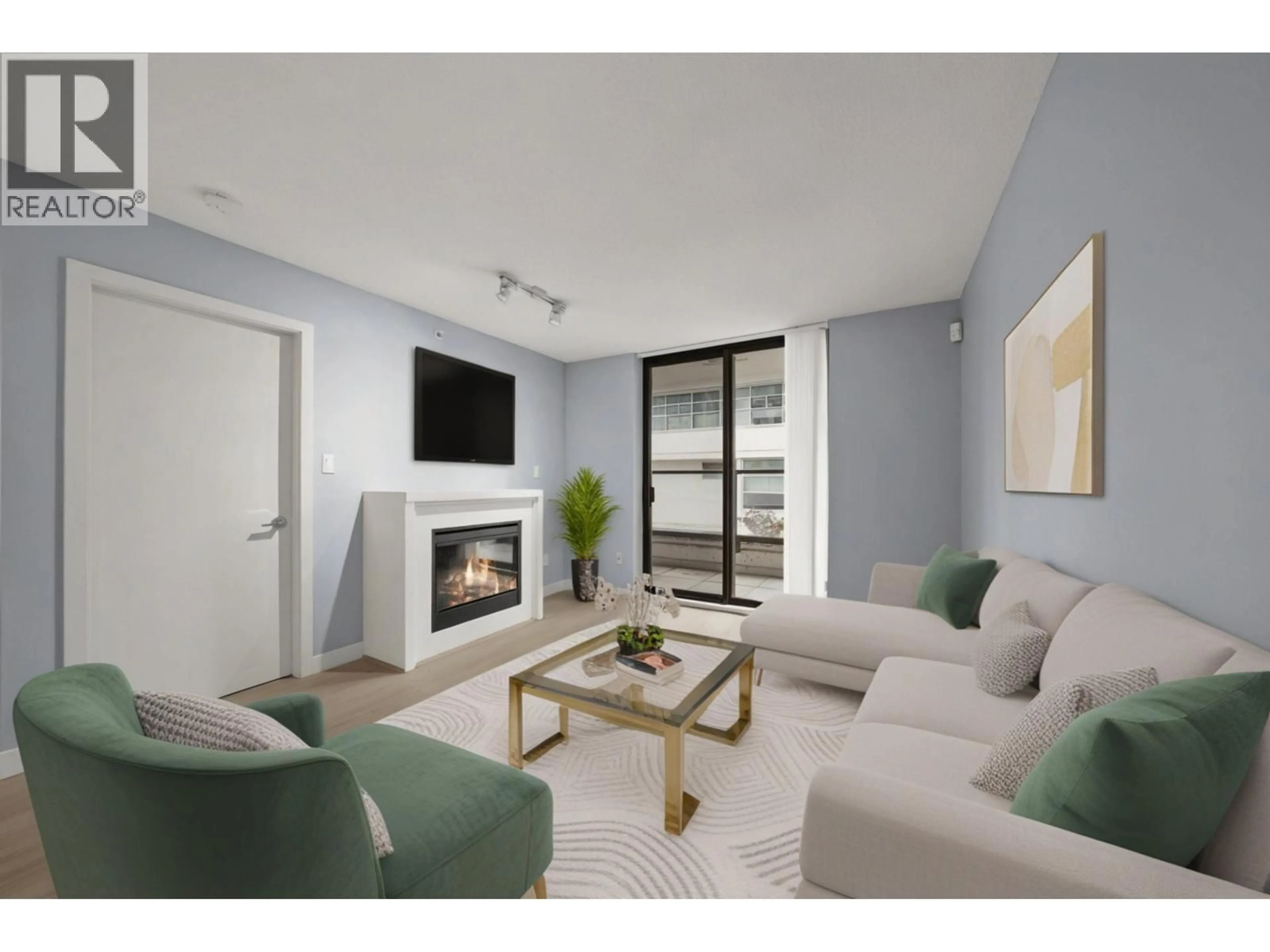 Living room with furniture, unknown for 303 - 2979 GLEN DRIVE, Coquitlam British Columbia V3B0B2