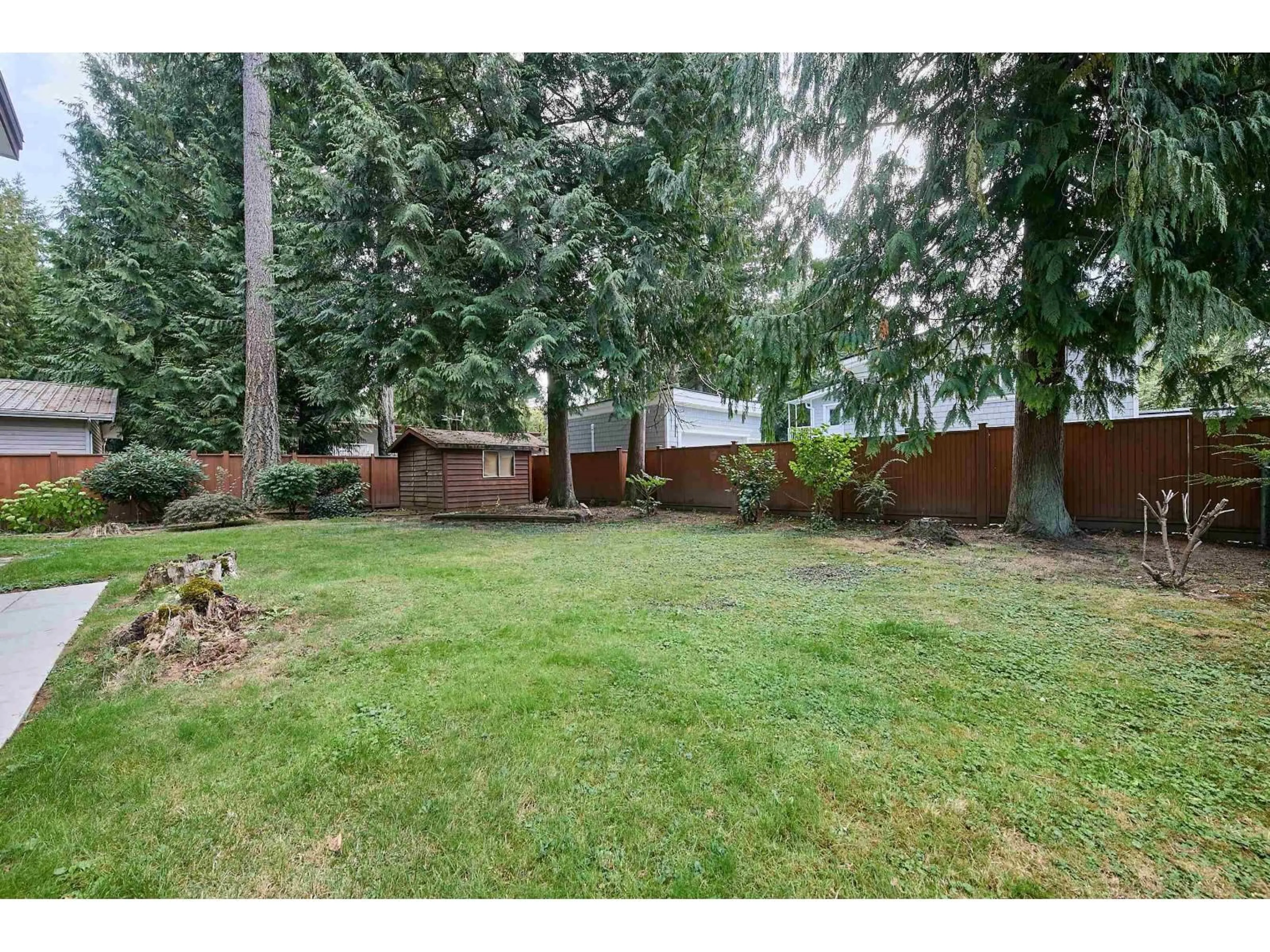 Patio, forest/trees view for 4054 196, Langley British Columbia V3A1A1