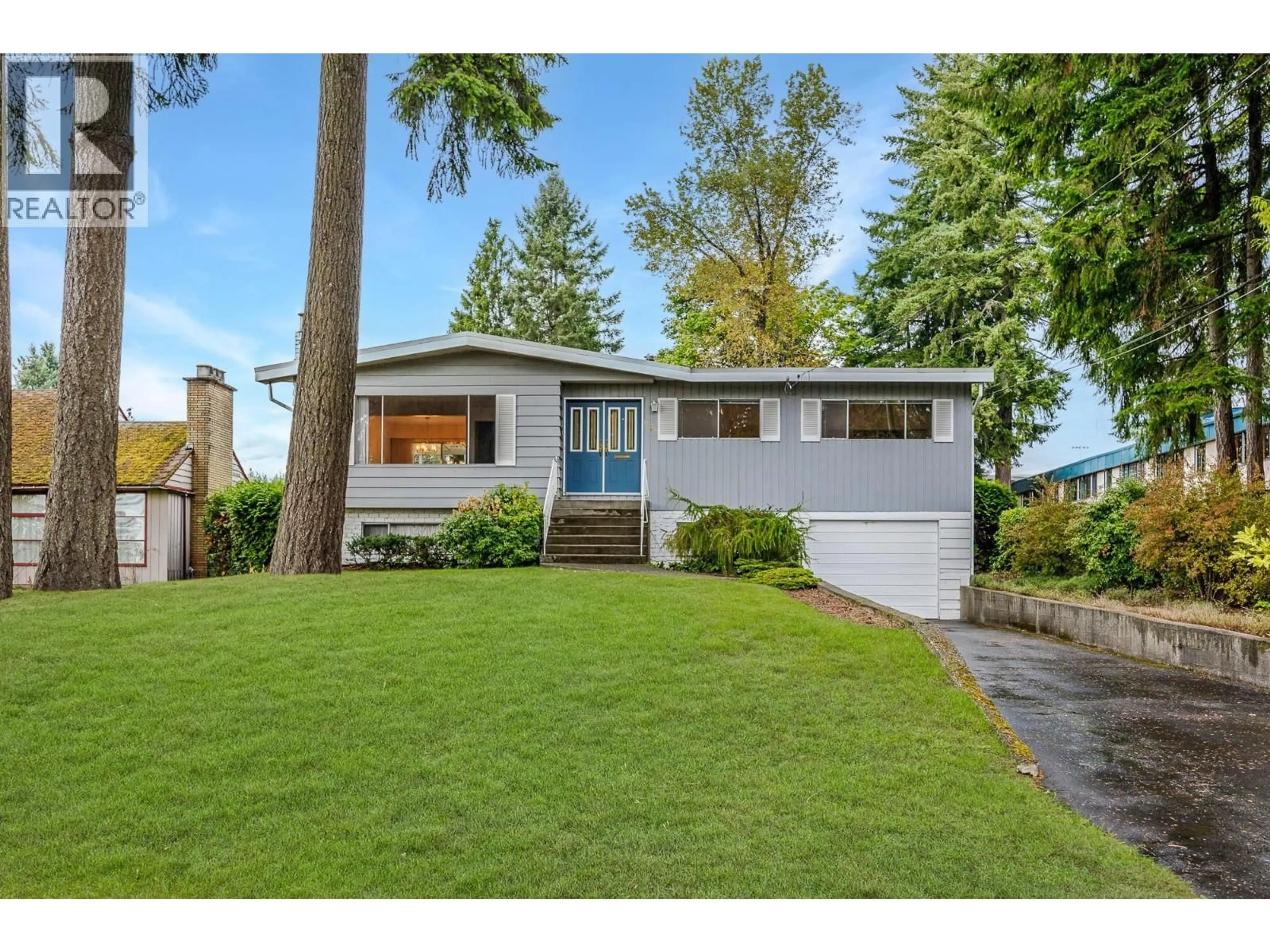 Home with vinyl exterior material, street for 1589 HAVERSLEY AVENUE, Coquitlam British Columbia V3J1V7