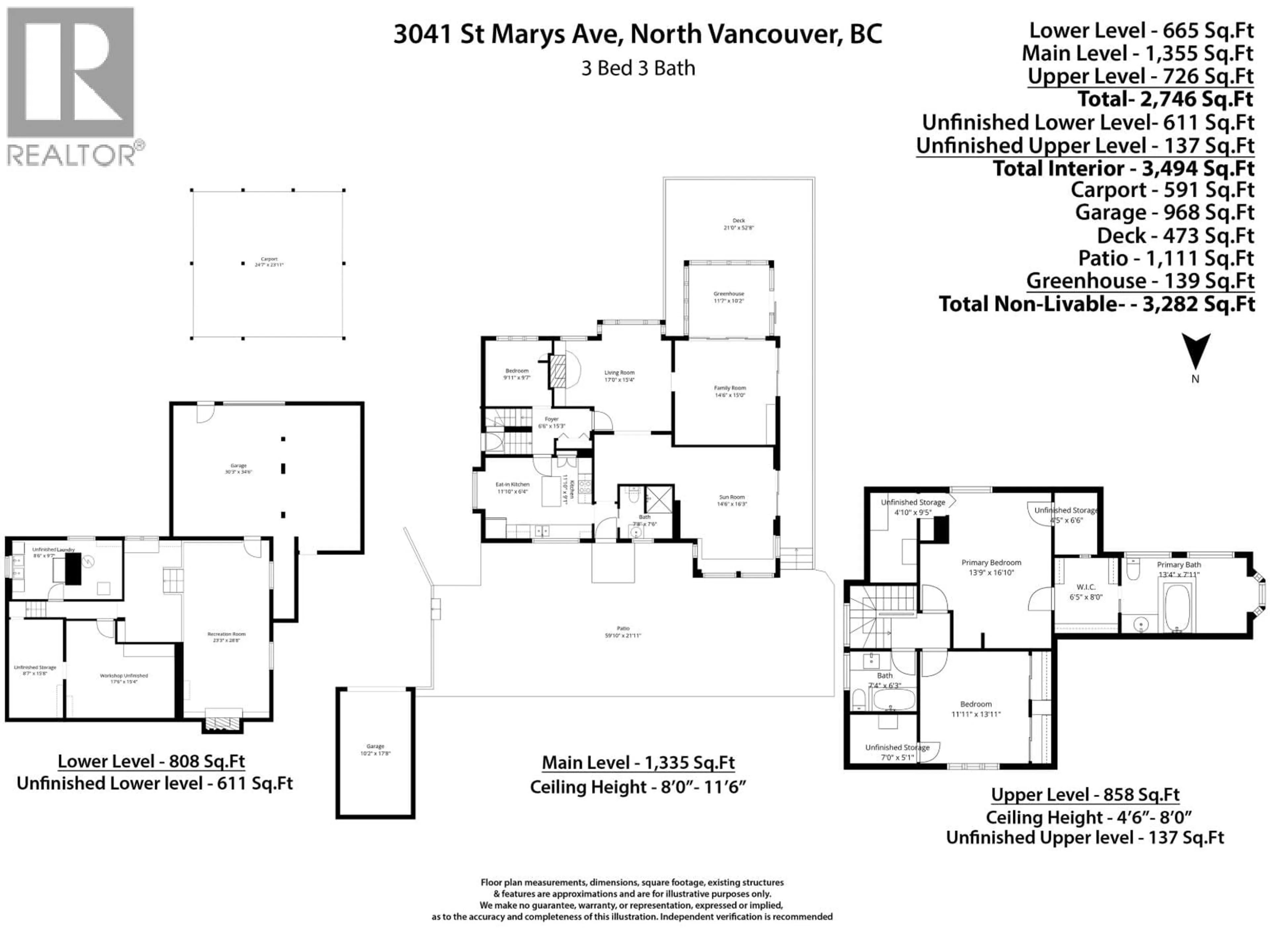 Floor plan for 3041 ST. MARYS AVENUE, North Vancouver British Columbia V7N1X5