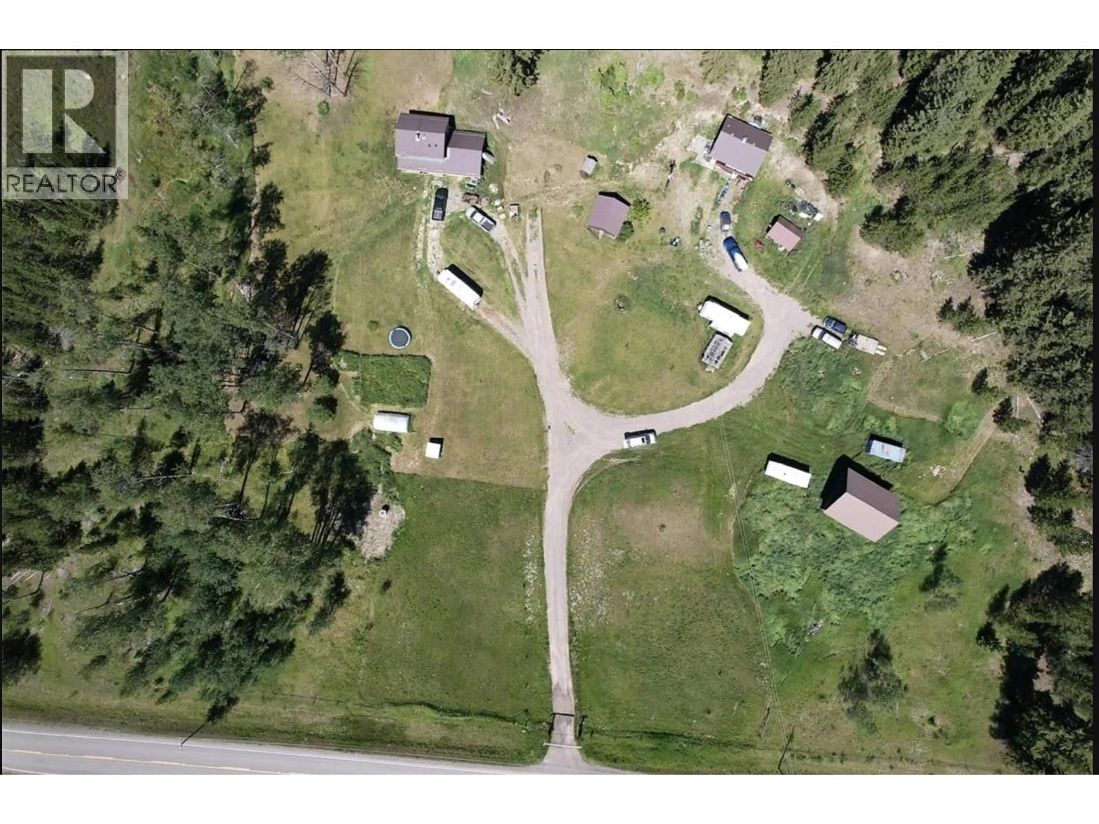 A pic from outside/outdoor area/front of a property/back of a property/a pic from drone, unknown for 4656 CANIM HENDRIX LAKE ROAD, Forest Grove British Columbia V0K1M0