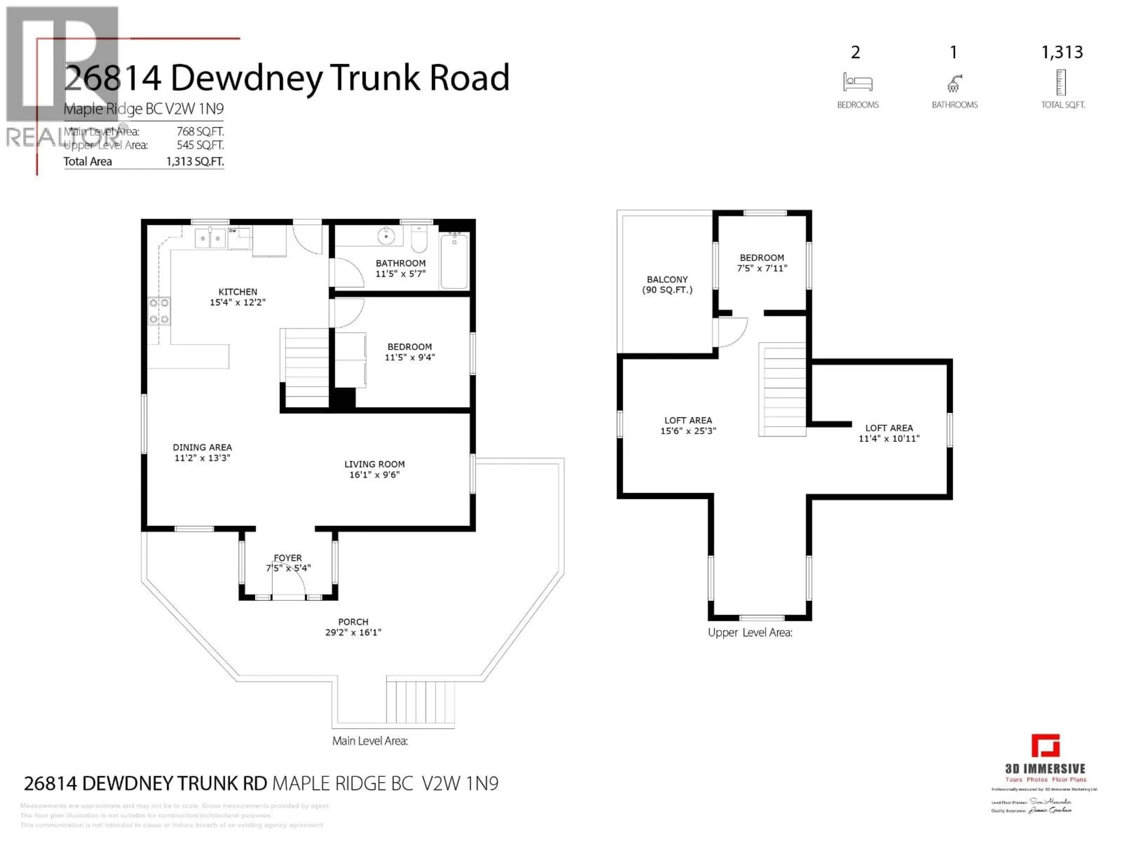 Floor plan for 26814 DEWDNEY TRUNK ROAD, Maple Ridge British Columbia V2W1N9