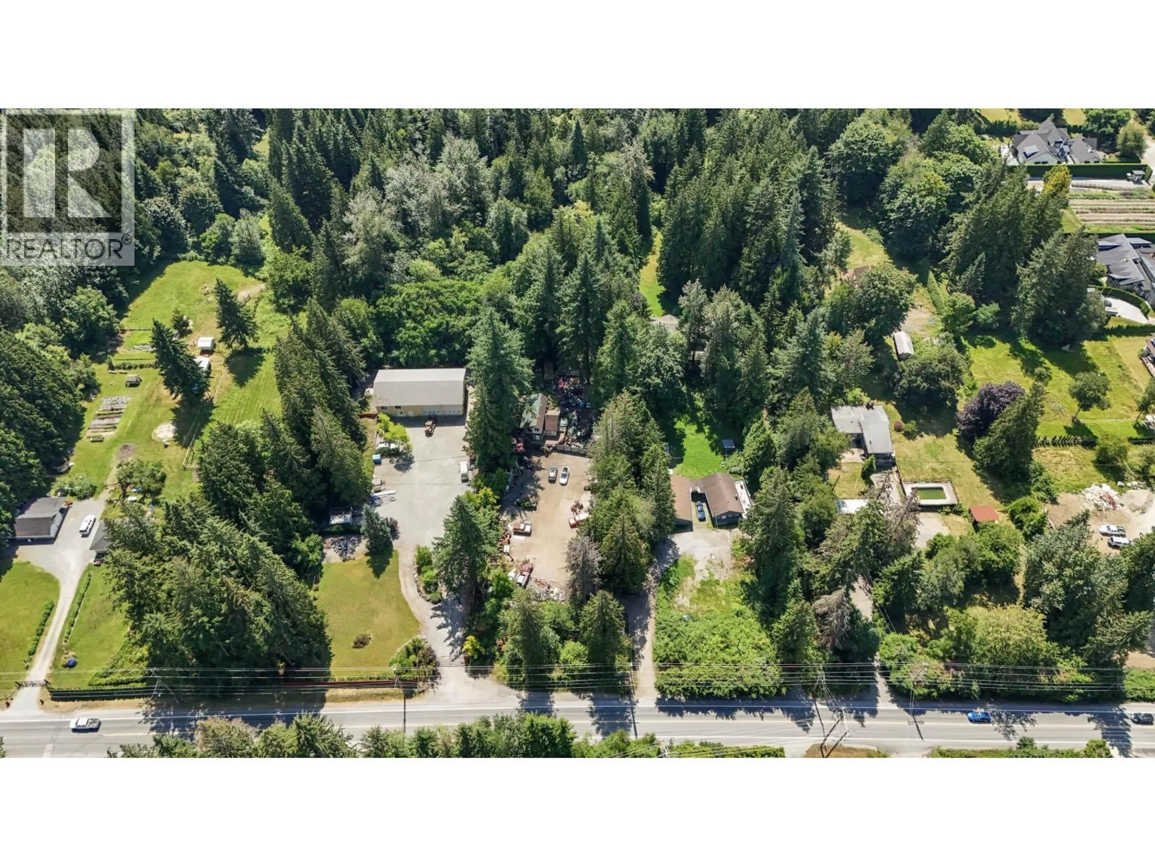 A pic from outside/outdoor area/front of a property/back of a property/a pic from drone, forest/trees view for 26814 DEWDNEY TRUNK ROAD, Maple Ridge British Columbia V2W1N9