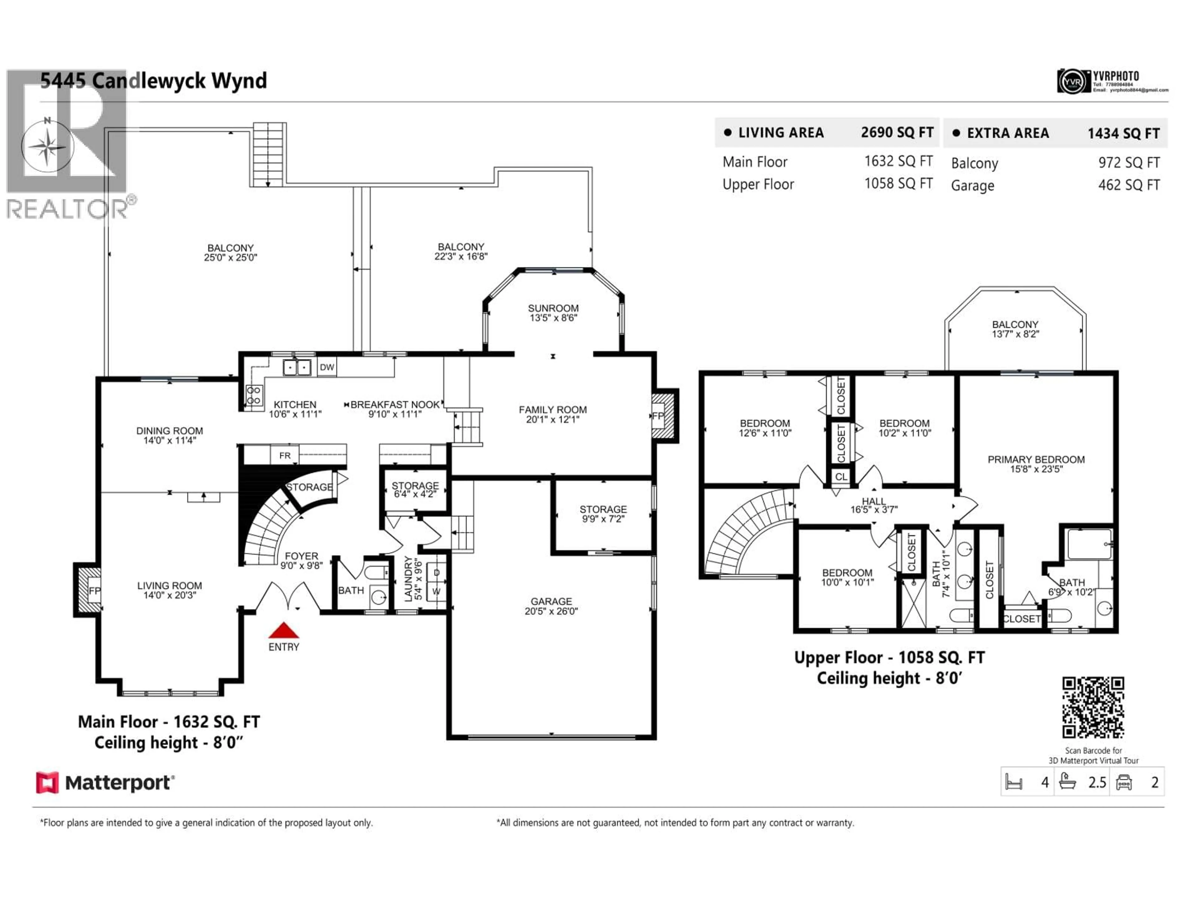Floor plan for 5445 CANDLEWYCK WYND, Delta British Columbia V4M3T7