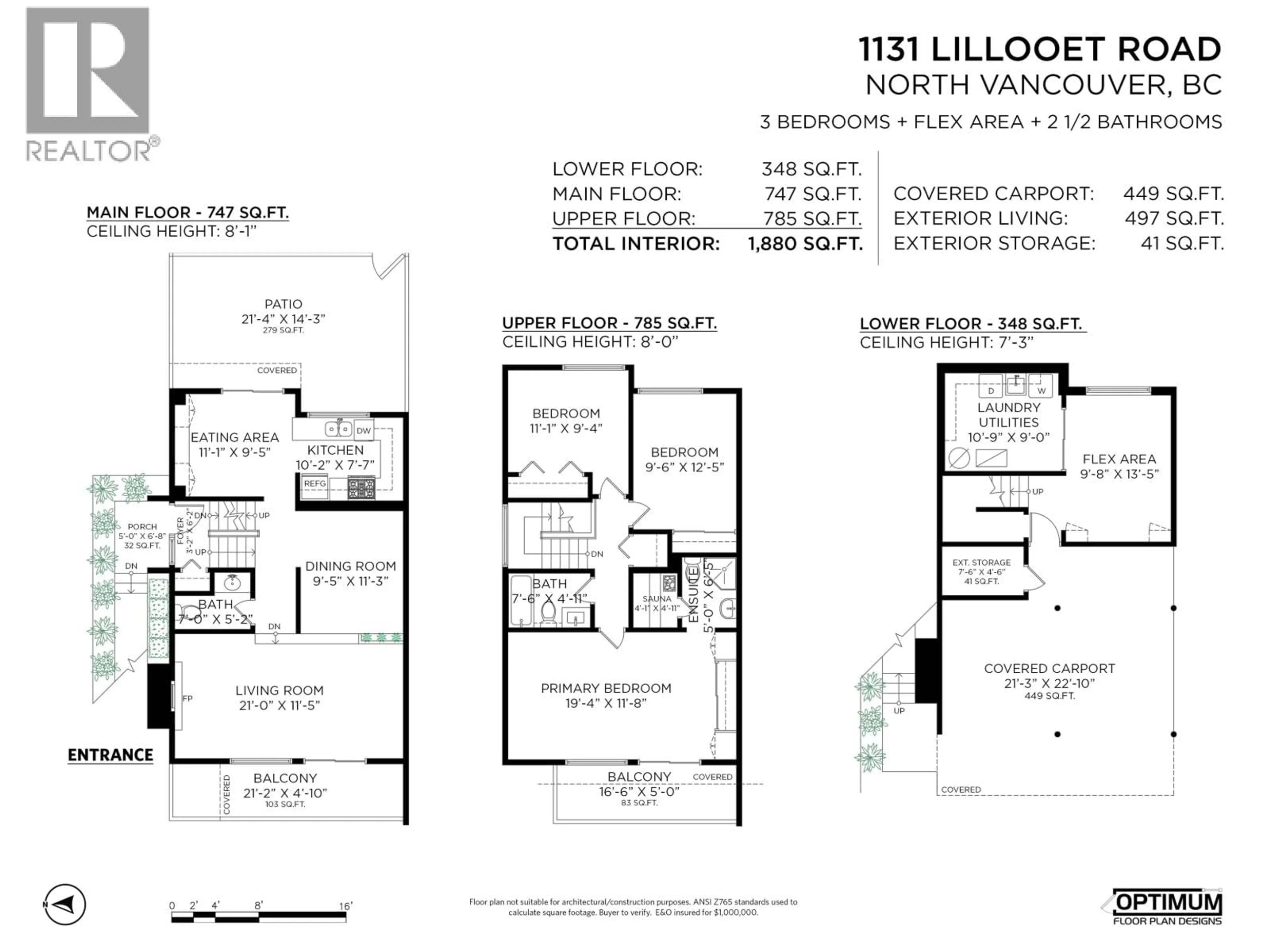 Floor plan for 1131 LILLOOET ROAD, North Vancouver British Columbia V7J2H7