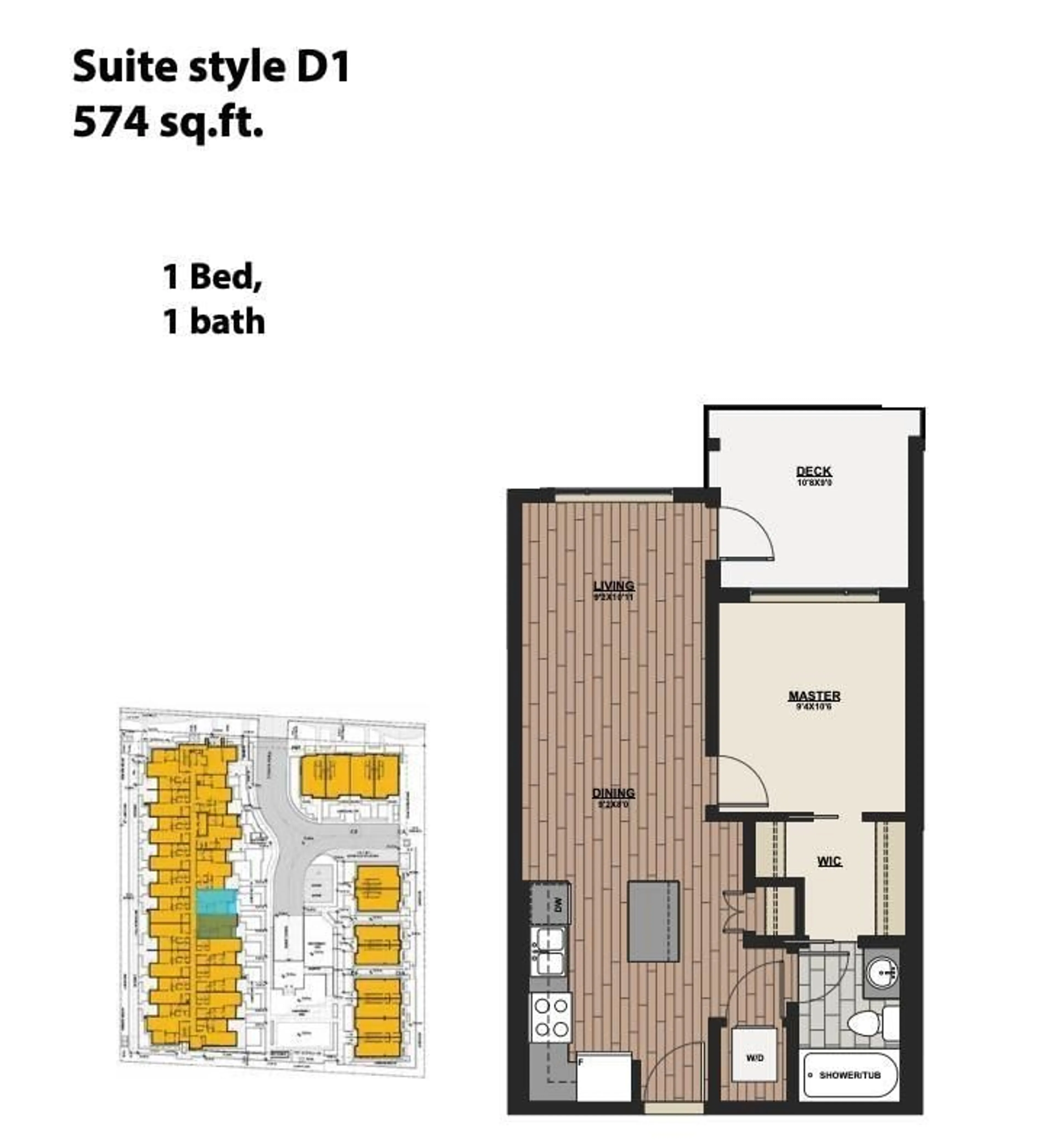 Floor plan for 203 - 20926 83, Langley British Columbia V2Y3Y9