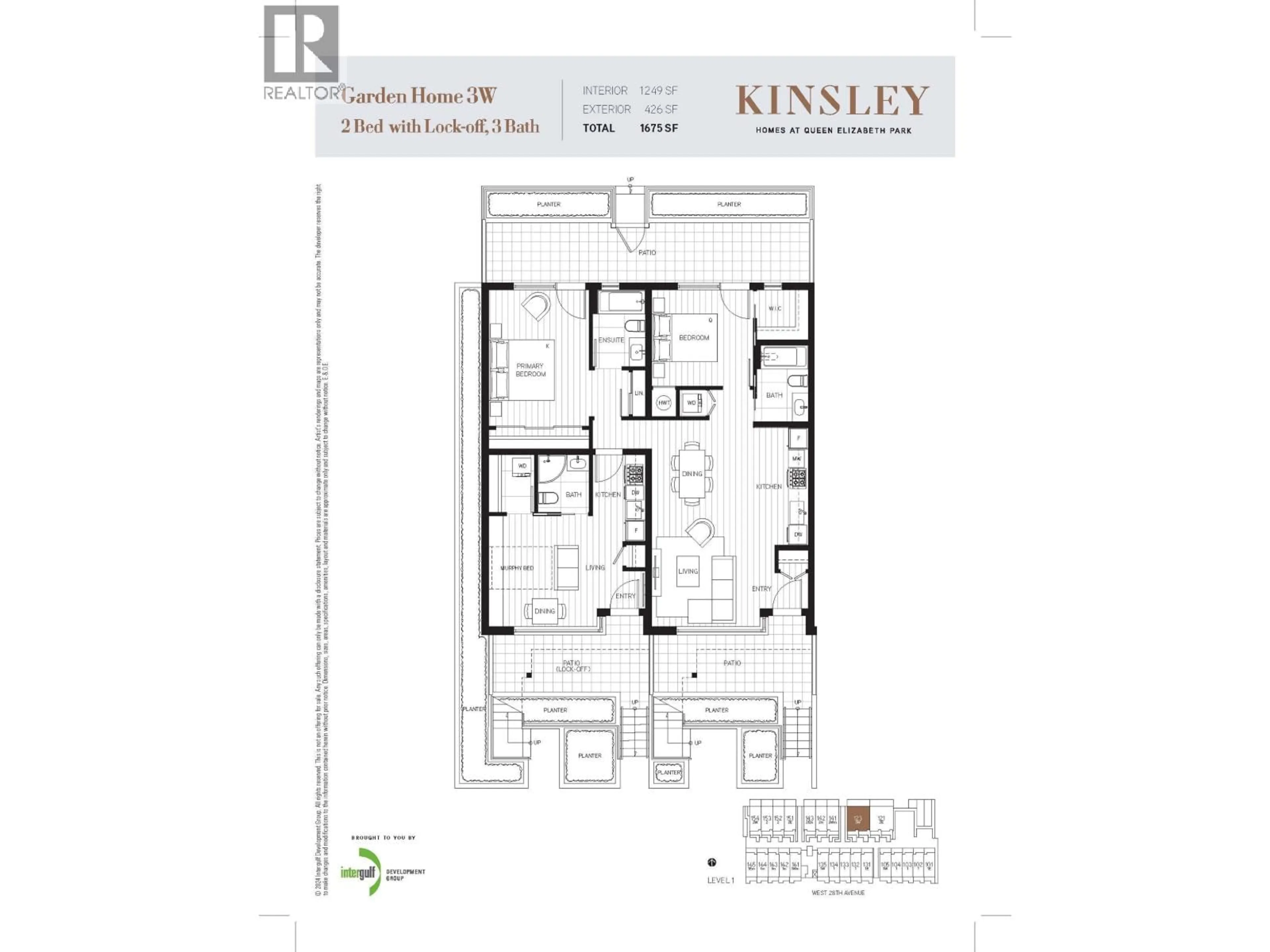 Floor plan for 121 - 471 28TH AVENUE, Vancouver British Columbia V5Y0P2