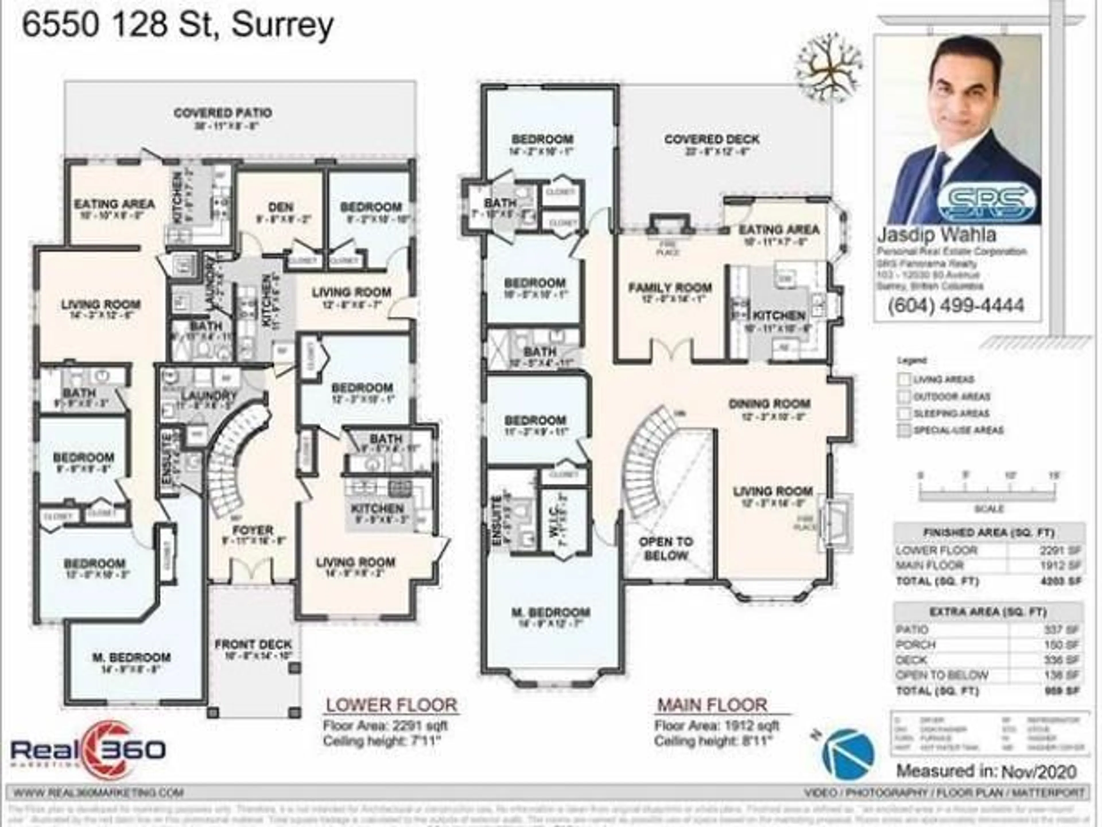 Floor plan for 6550 128, Surrey British Columbia V3W4C6