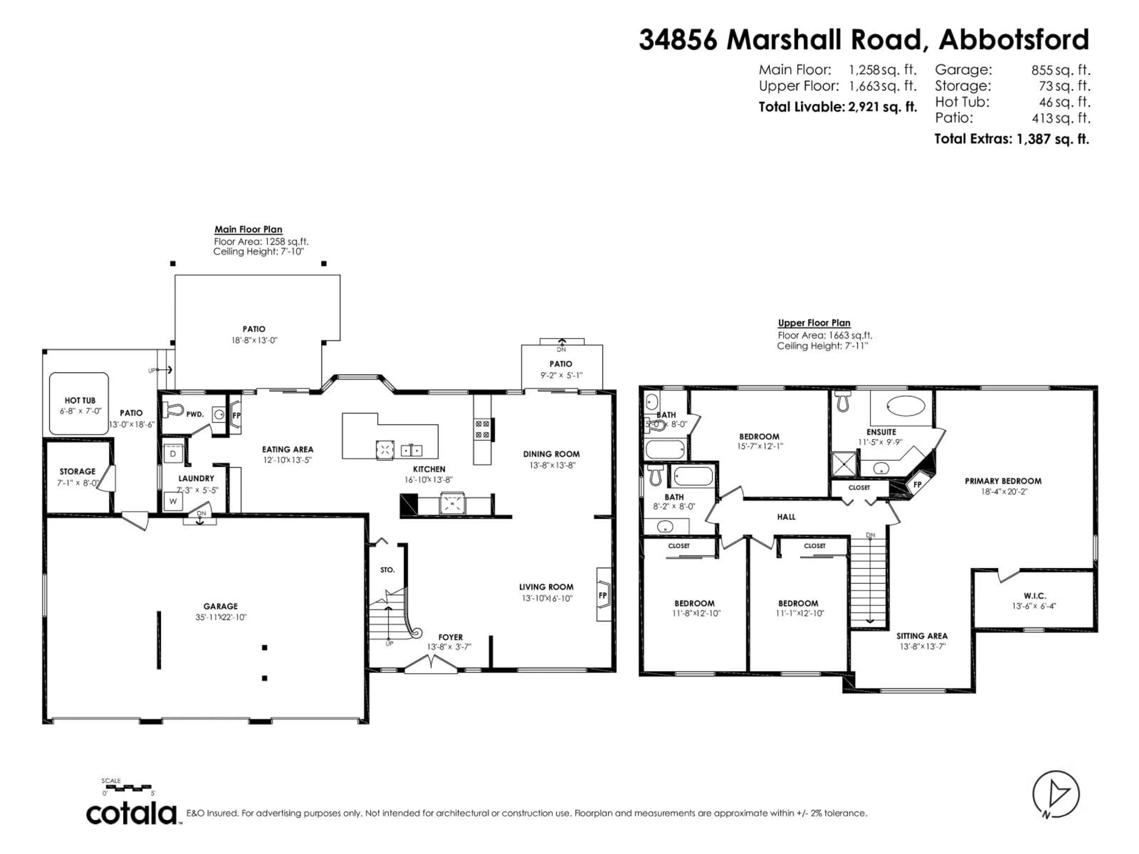 Floor plan for 34856 MARSHALL, Abbotsford British Columbia V2S7S2