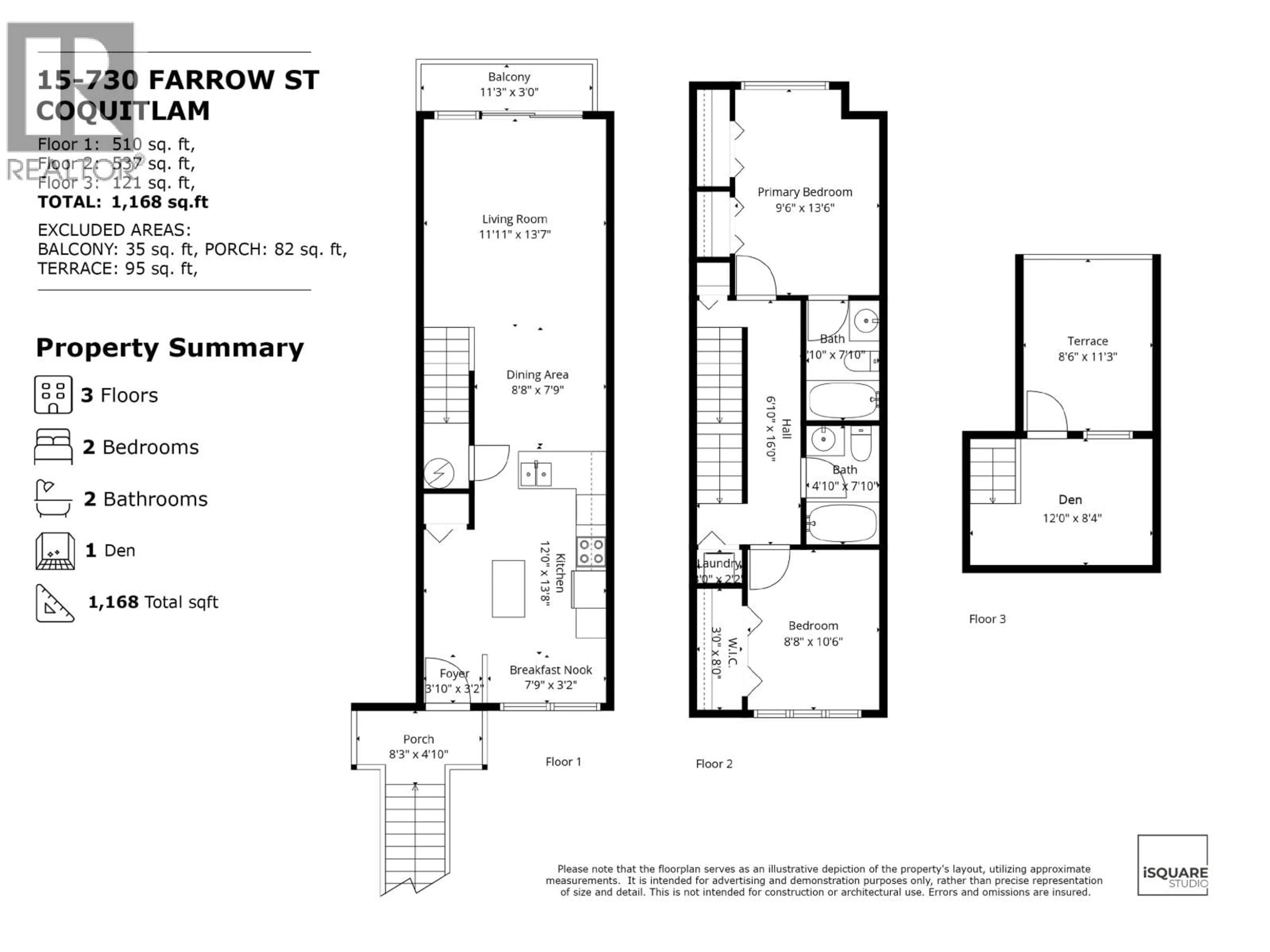 Floor plan for 15 - 730 FARROW STREET, Coquitlam British Columbia V3J7Y7