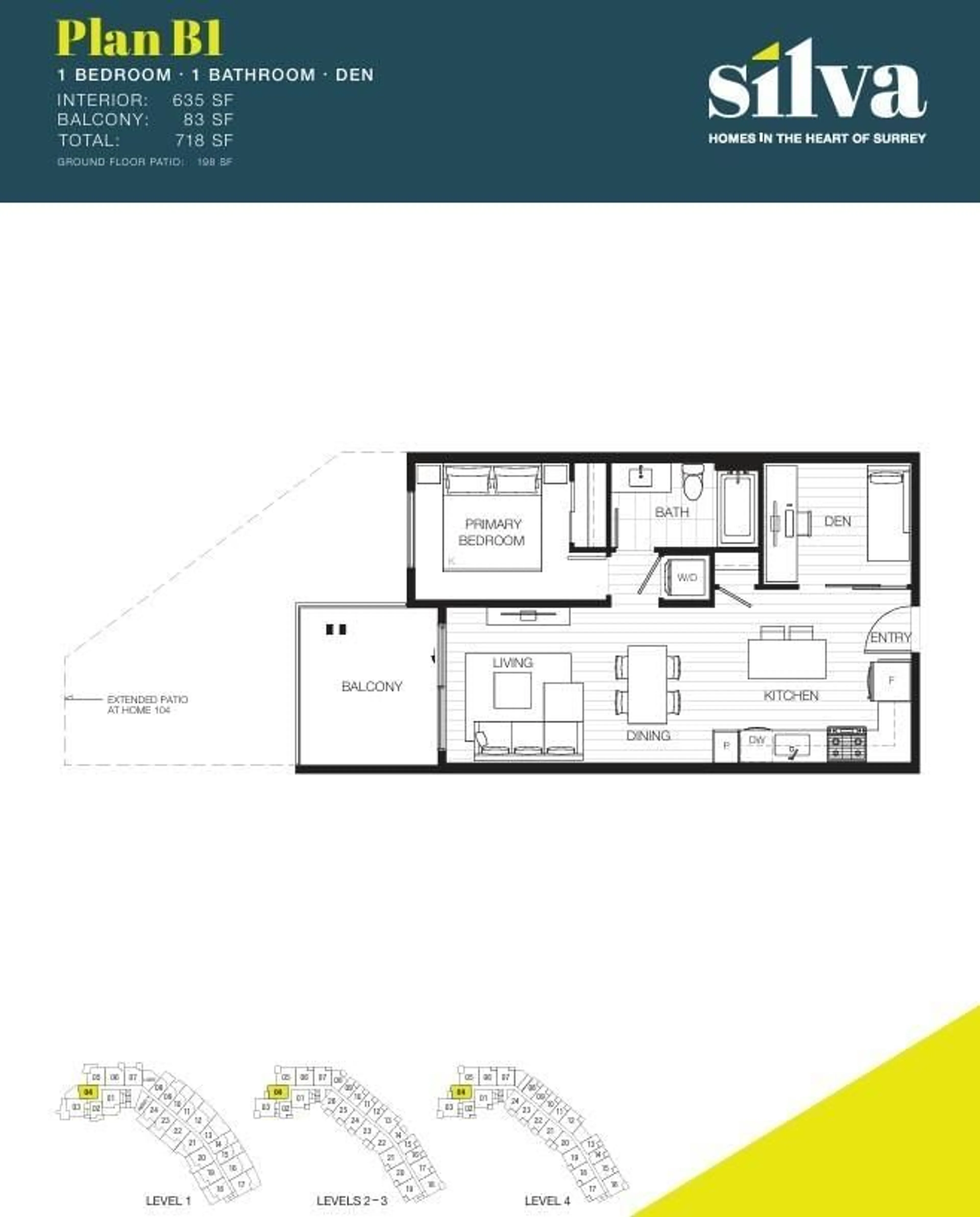 Floor plan for 104 - 13788 76 AVENUE, Surrey British Columbia V3W3V9
