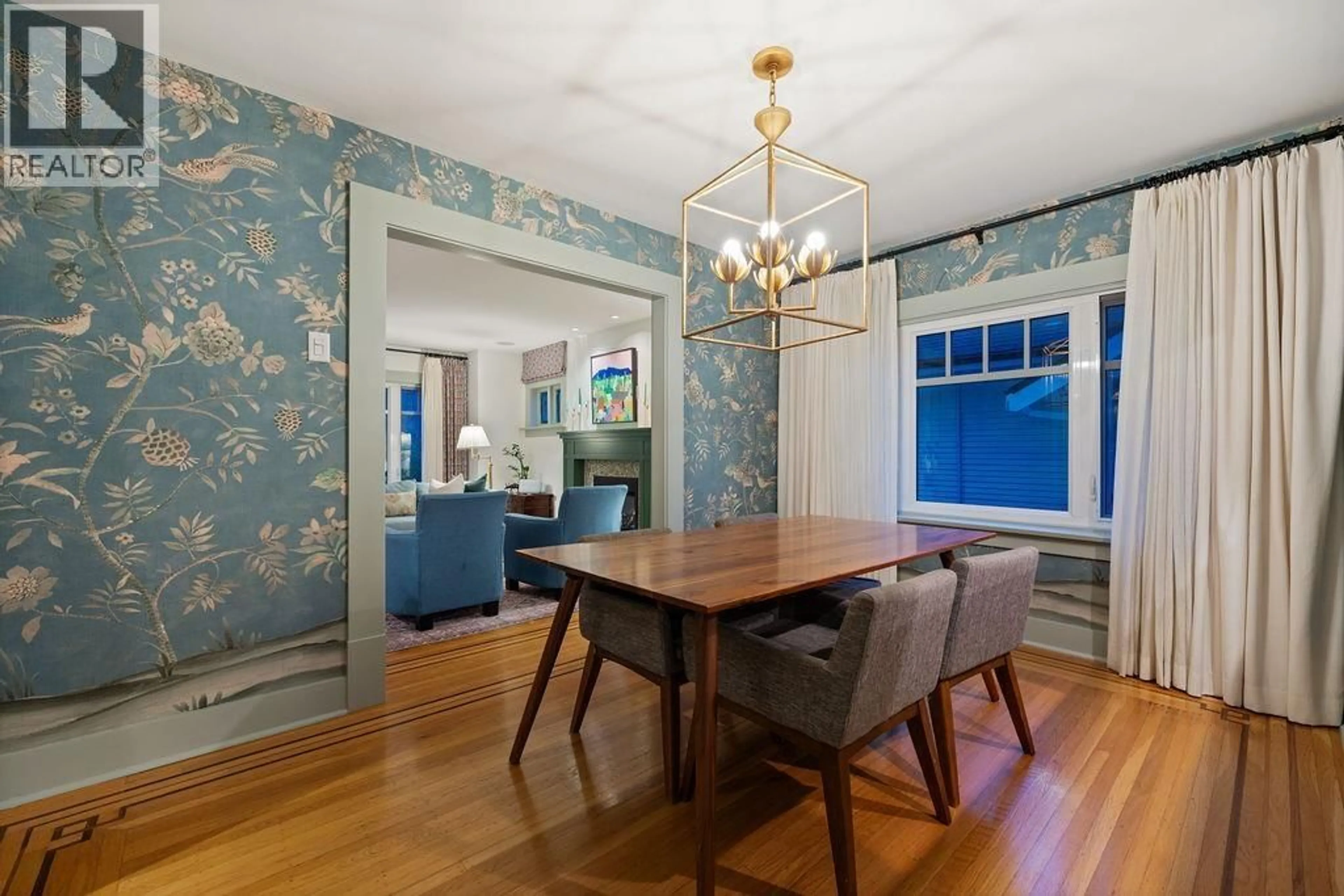 Dining room, wood/laminate floor for 6591 VINE STREET, Vancouver British Columbia V6P5W6