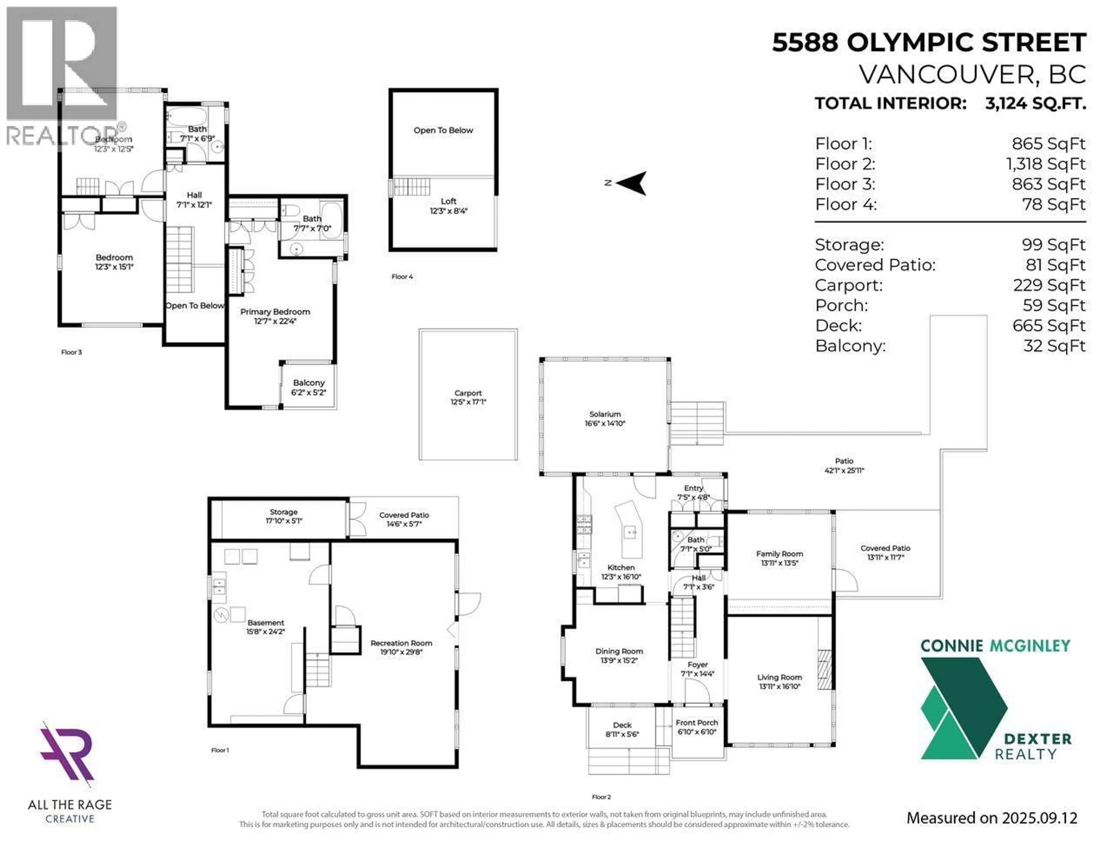 Floor plan for 5588 OLYMPIC STREET, Vancouver British Columbia V6N1Z5
