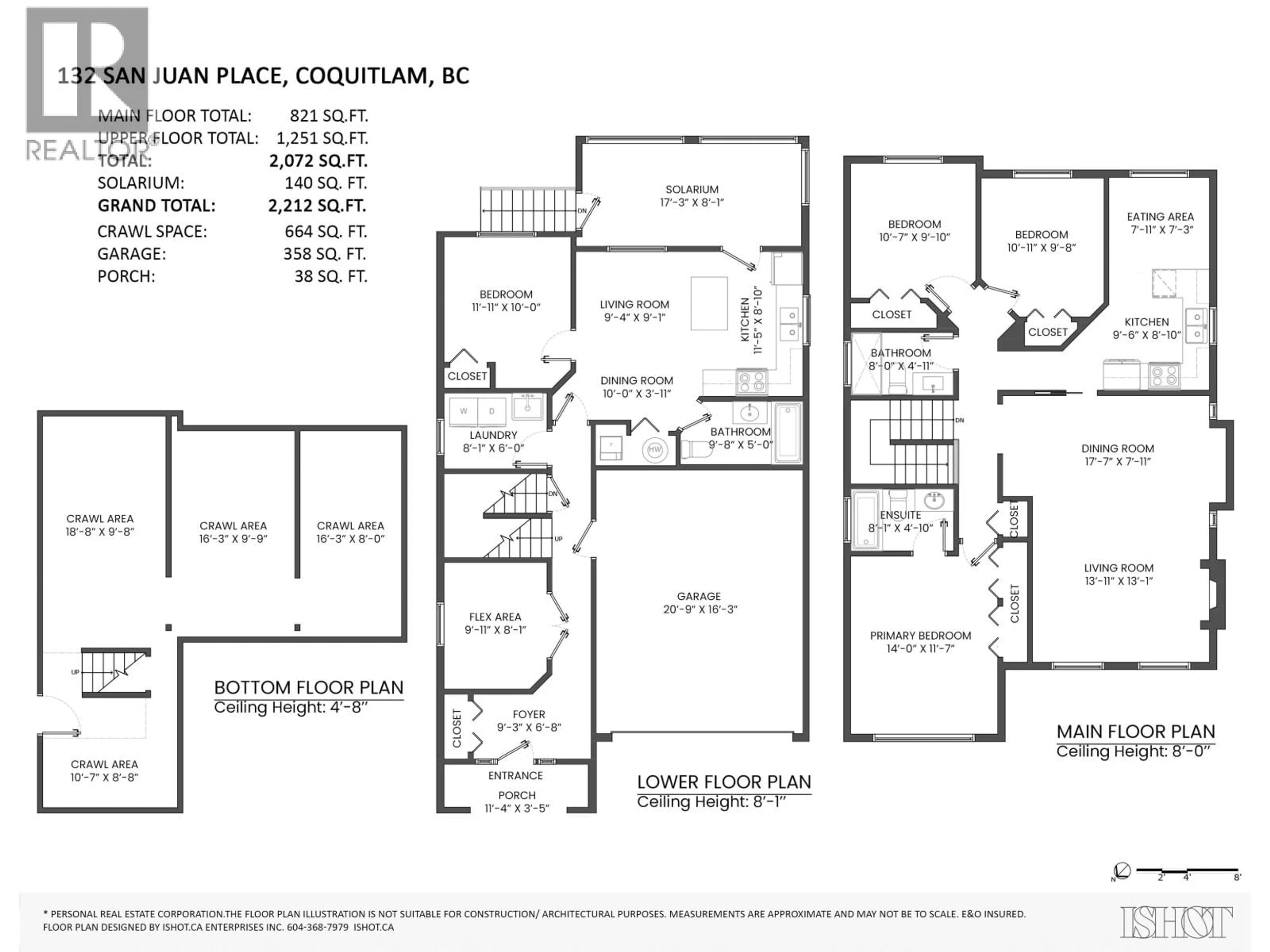 Floor plan for 132 SAN JUAN PLACE, Coquitlam British Columbia V3K6Y8