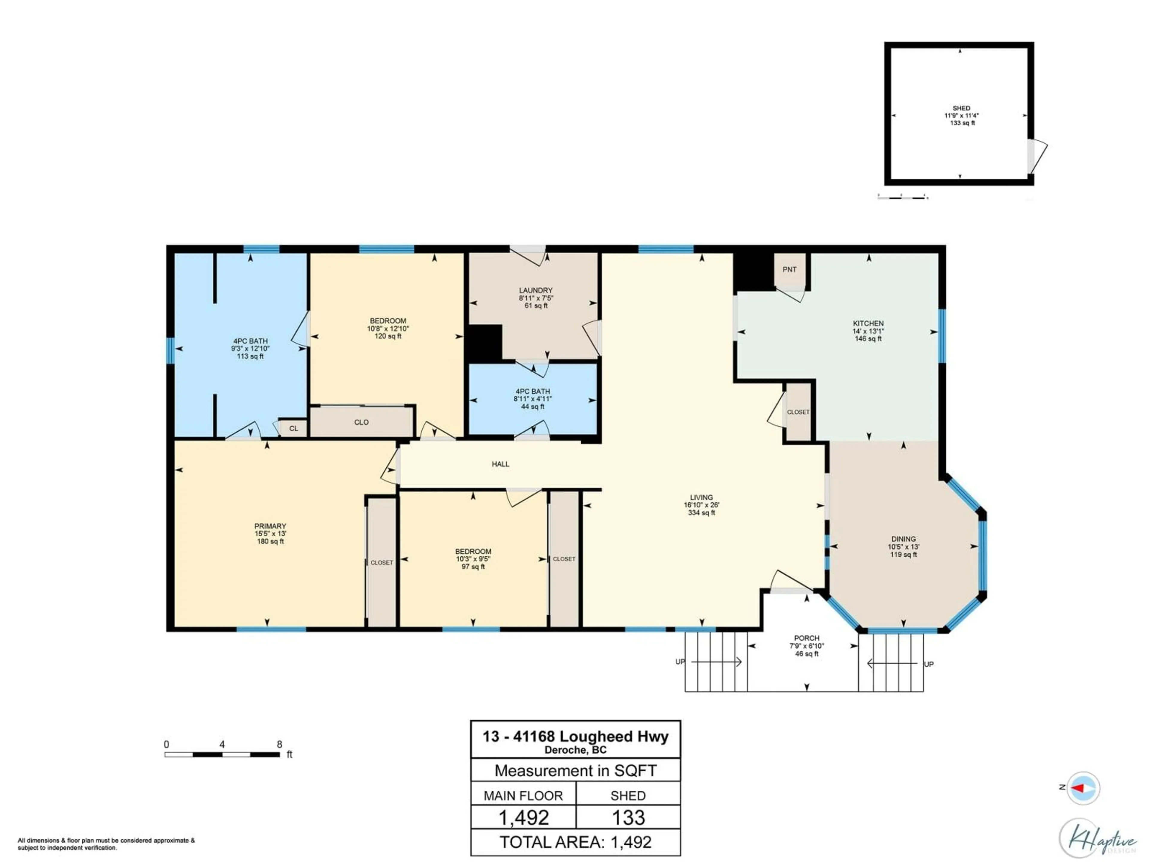 Floor plan for 13 - 41168 LOUGHEED, Mission British Columbia V0M1G0